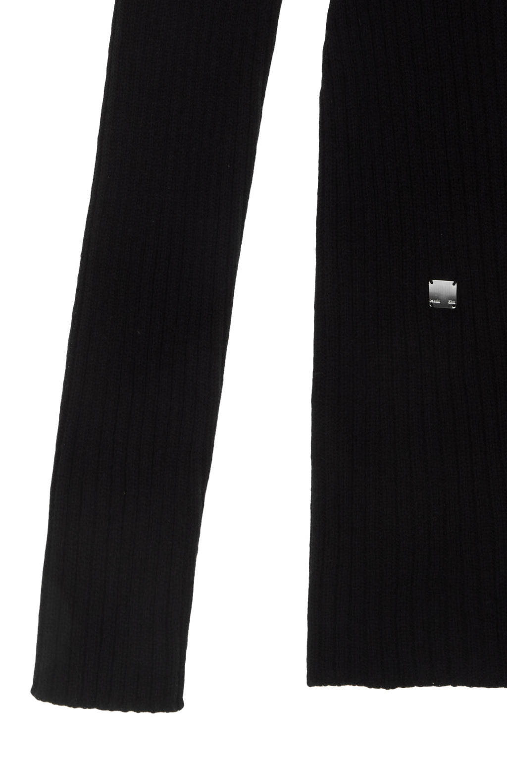 Matin Kim - One Shoulder Button Point Knit Dress (Black) product image 4 | TRAB K-Fashion Australia