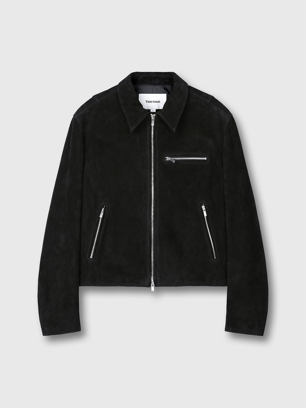 Tonywack - Suede Zip Blouson Jacket (Black) product image 6 | TRAB K-Fashion Australia