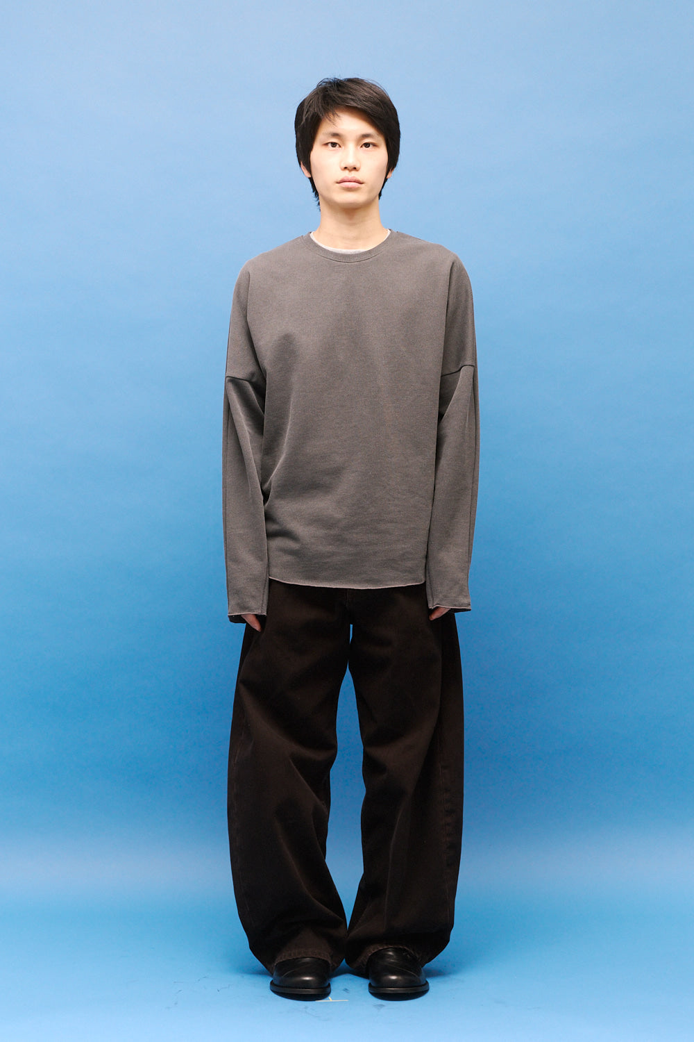 Hatchingroom - Wide Curve Jeans (Bleached Black) product image 5 | TRAB K-Fashion Australia