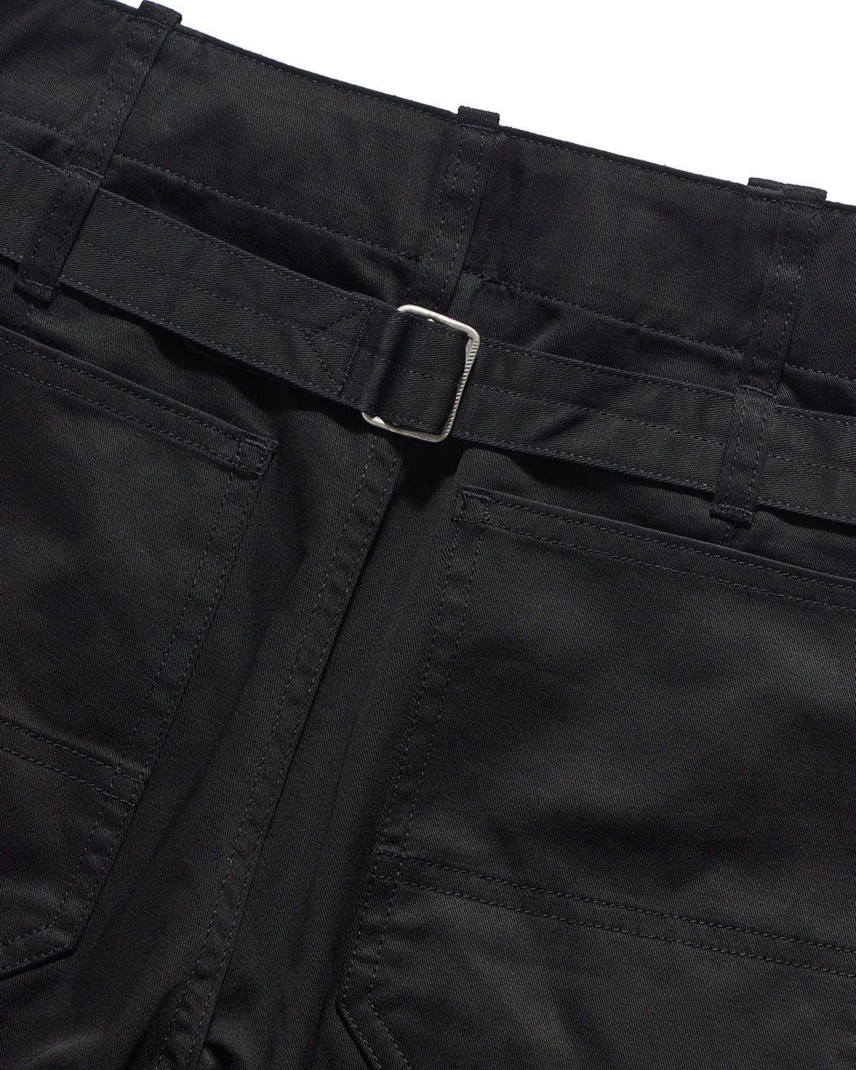 Eastlogue - Cinch Back Curved Pants (Black) product image 5 | TRAB K-Fashion Australia