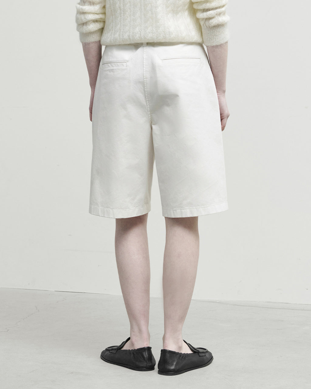Brownyard - Washed Half Pants (Ivory) product image 2 | TRAB K-Fashion Australia