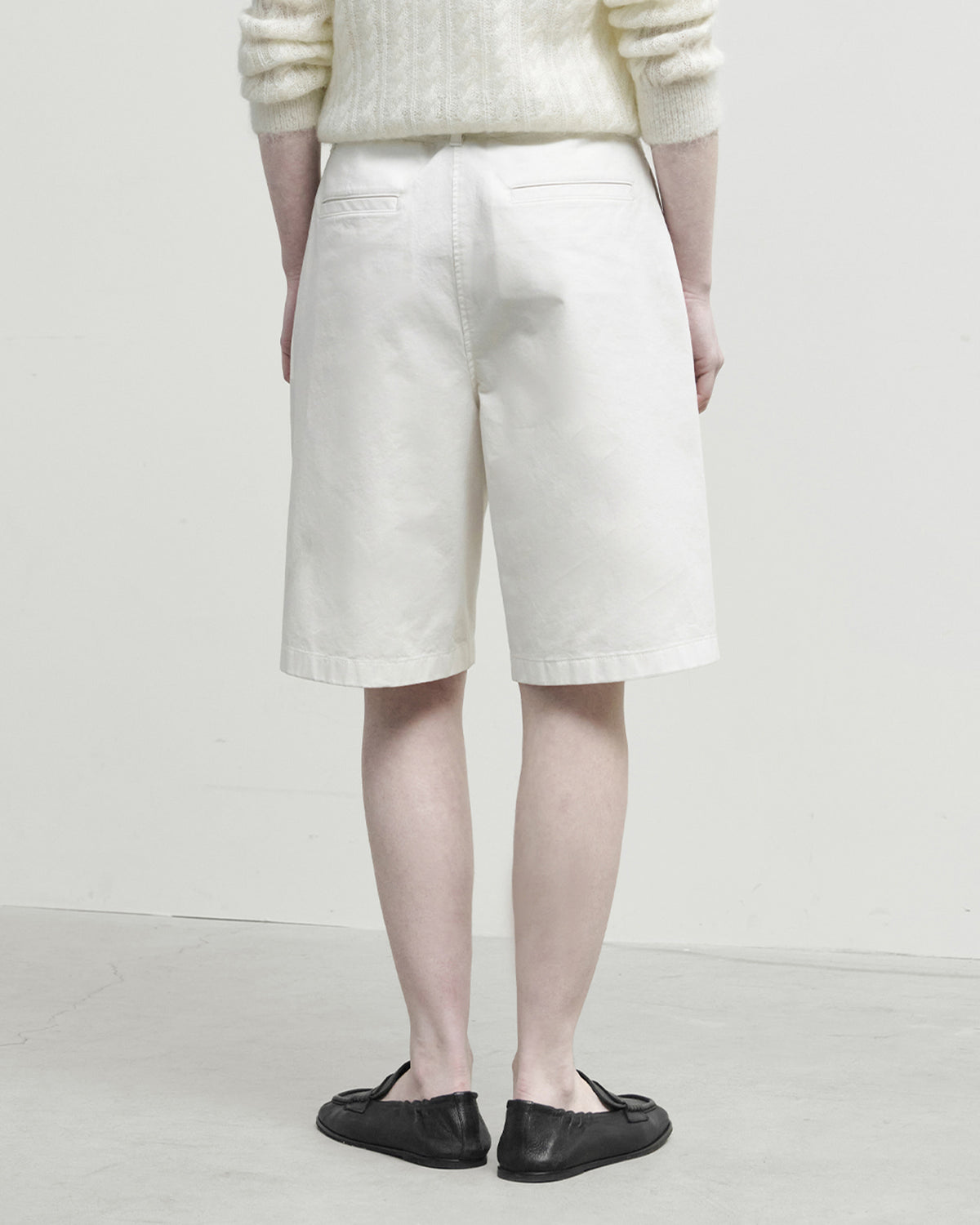 Brownyard - Washed Half Pants (Ivory) product image 2 | TRAB K-Fashion Australia