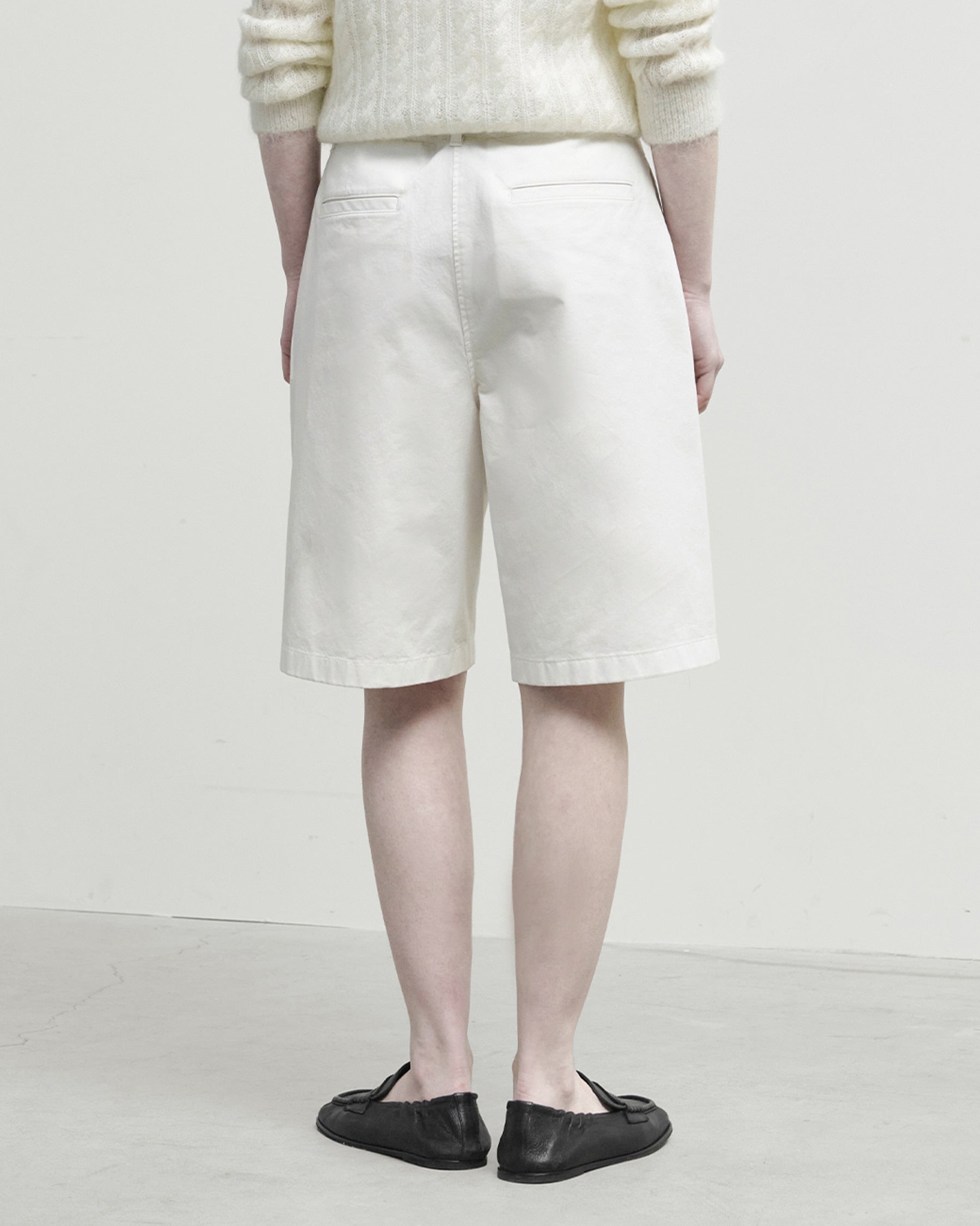 Brownyard - Washed Half Pants (Ivory) product image 2 | TRAB K-Fashion Australia