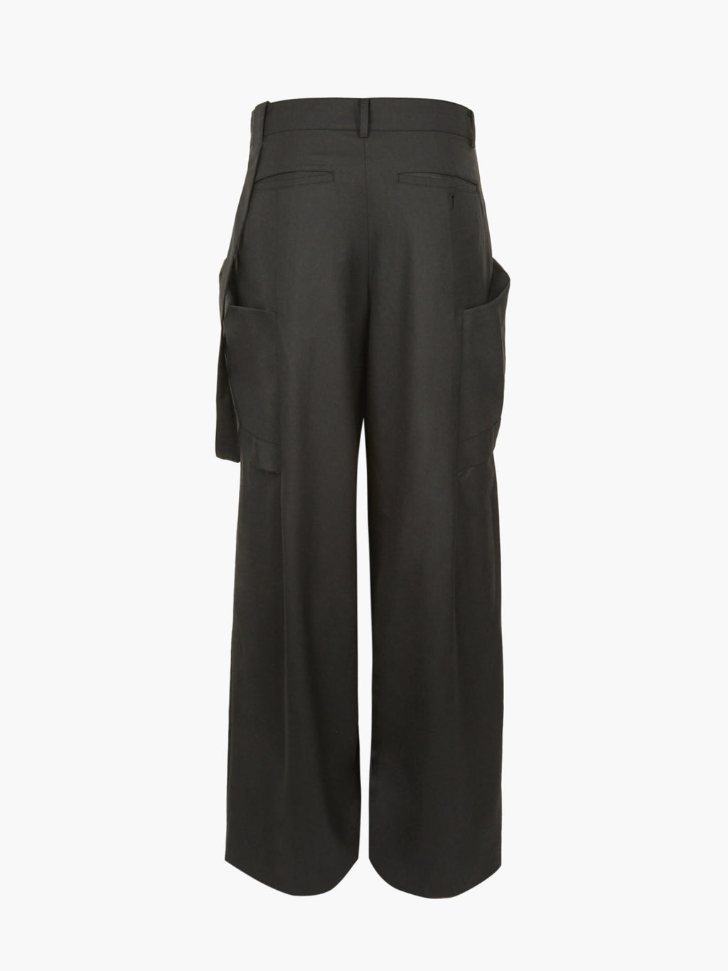 Jiyong Kim - Strap Detailed Tailor Trousers (Black) product image 9 | TRAB K-Fashion Australia