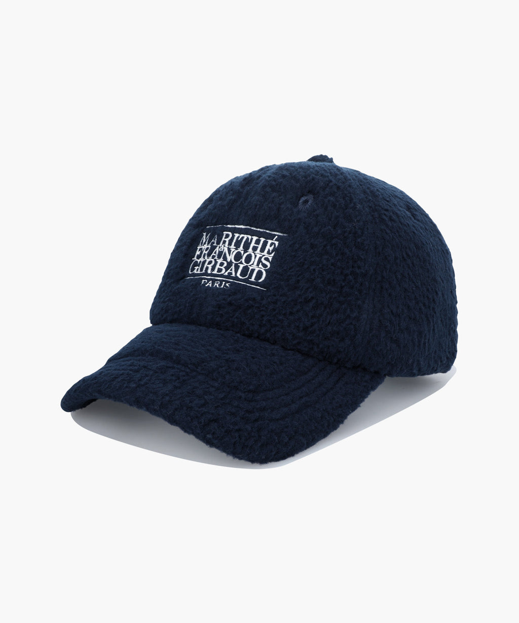 Marithe & Francois Girbaud - Classic Logo Fleece Ball Cap (Navy) product image 1 | TRAB K-Fashion Australia