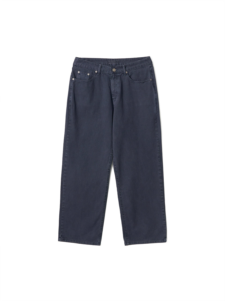 Kijun - Garment Dyed Classic Pants (Navy) product image 4 | TRAB K-Fashion Australia