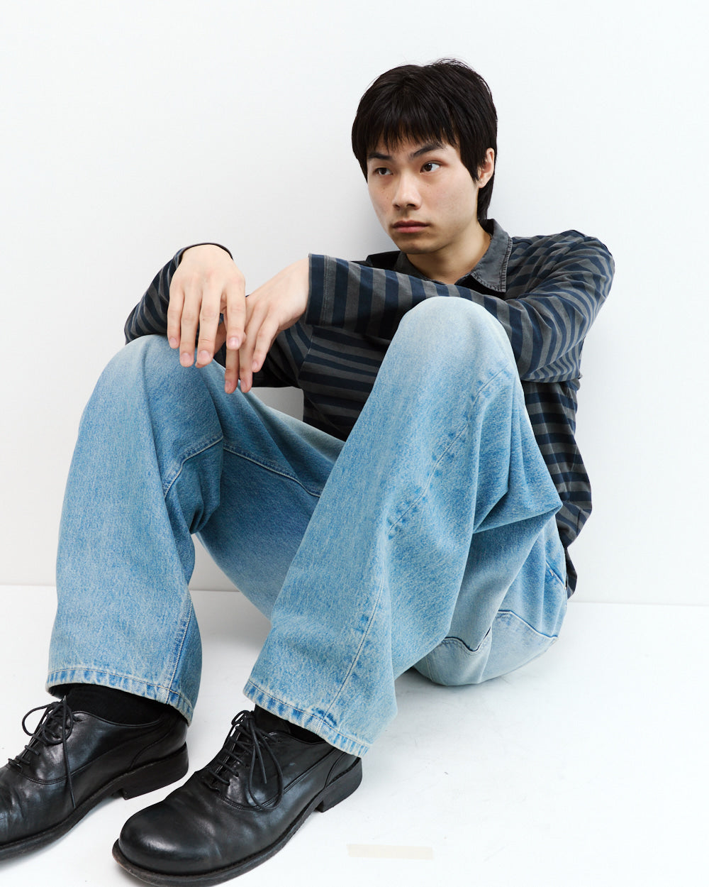 Hatchingroom - Curve Jeans Bleached (Blue) product image 8 | TRAB K-Fashion Australia