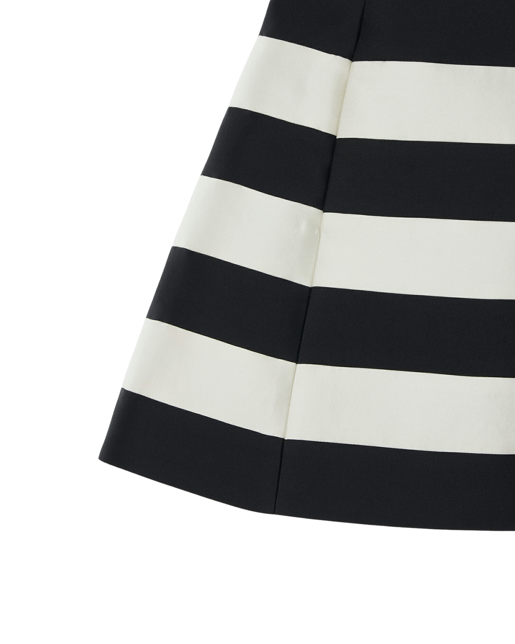 Kimhe Kim - Striped Mikado Silk Bandeau Mini Dress (Black/Ivory) product image 9 | TRAB K-Fashion Australia