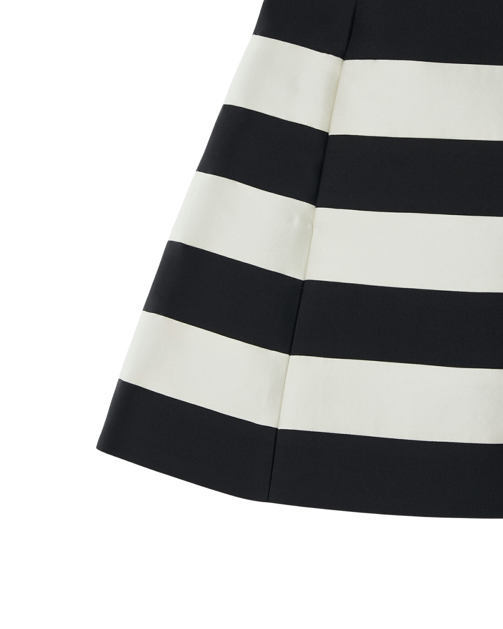 Kimhe Kim - Striped Mikado Silk Bandeau Mini Dress (Black/Ivory) product image 9 | TRAB K-Fashion Australia