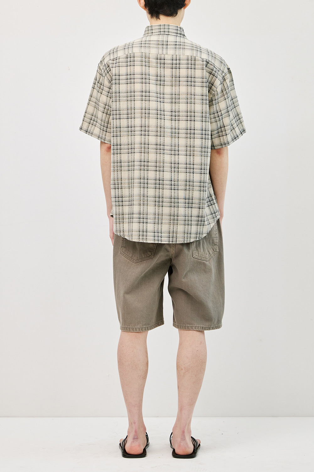 Hatchingroom - Bleached Shorts (Olive) product image 10 | TRAB K-Fashion Australia