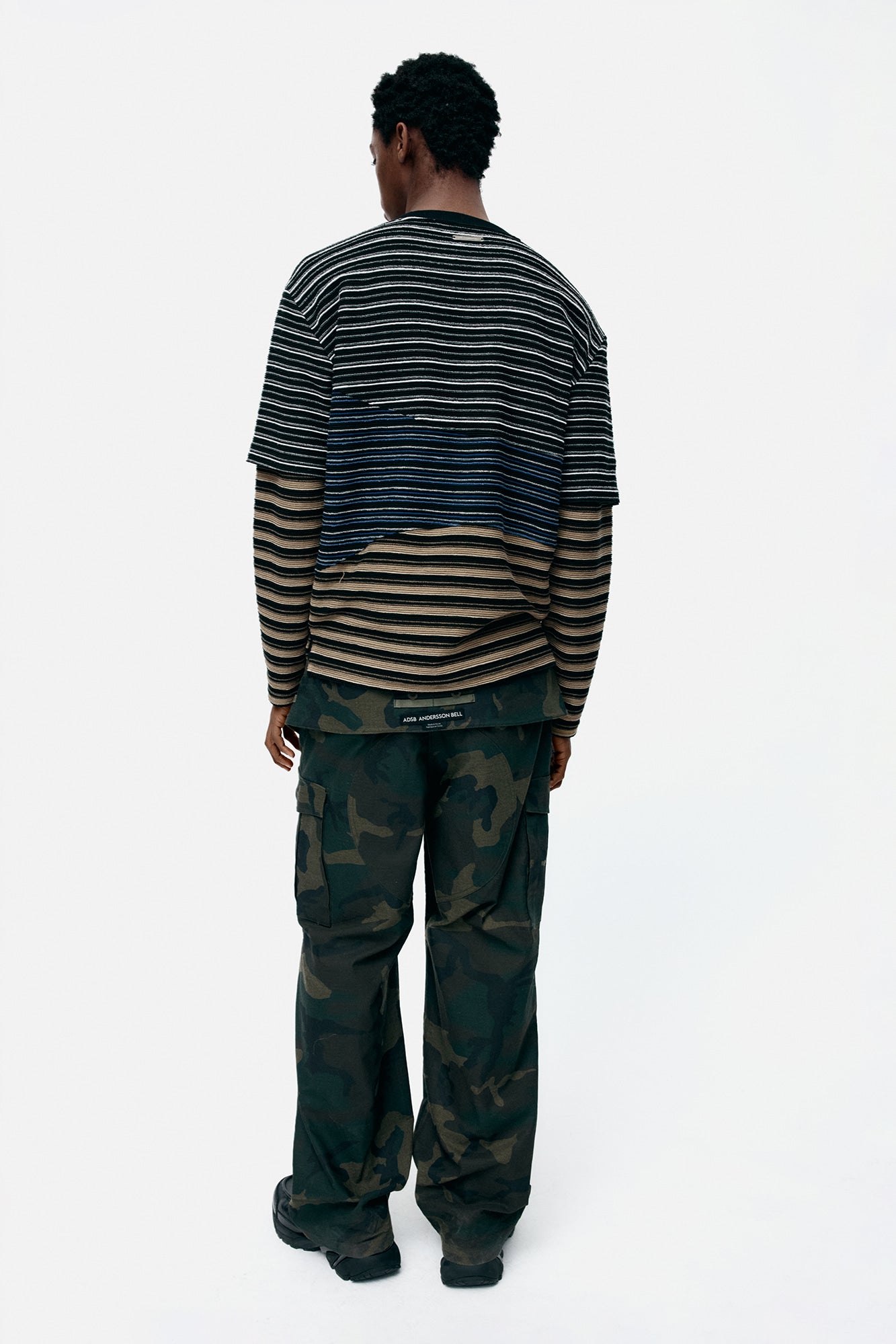 Andersson Bell - Stripe Layered Sweatshirts (Multi) product image 3 | TRAB K-Fashion Australia