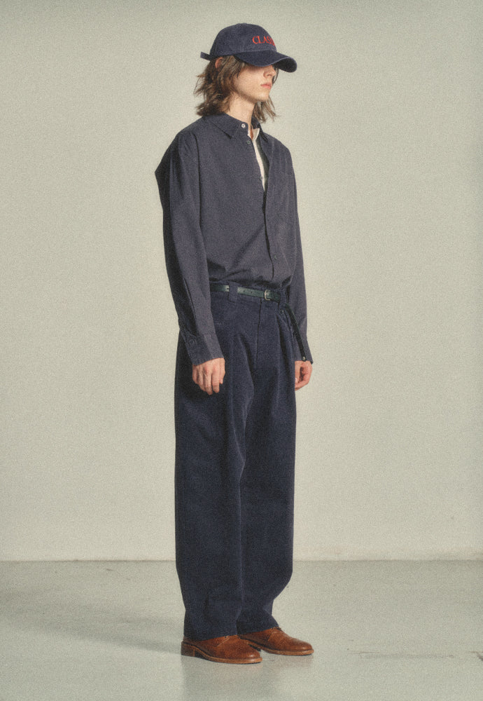 Art if acts - Pocket On Tuck Pants (Dark Navy) product image 2 | TRAB K-Fashion Australia