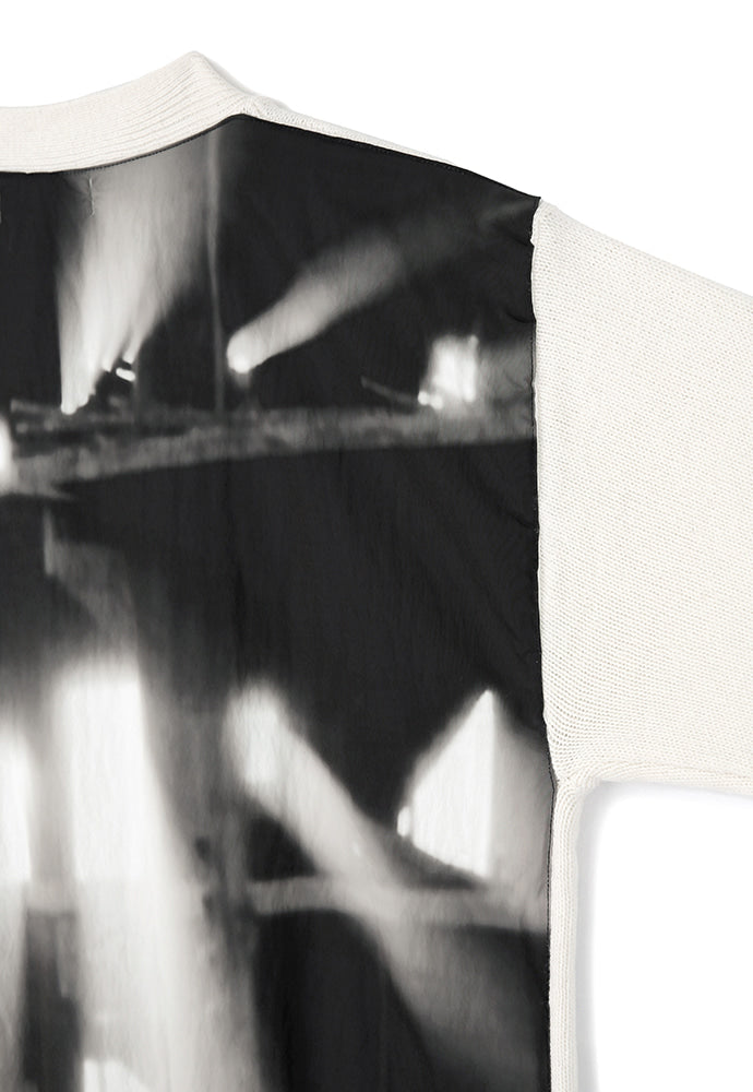 Tonywack - Polar Flash Patchwork Cardigan (Ecru) product image 7 | TRAB K-Fashion Australia