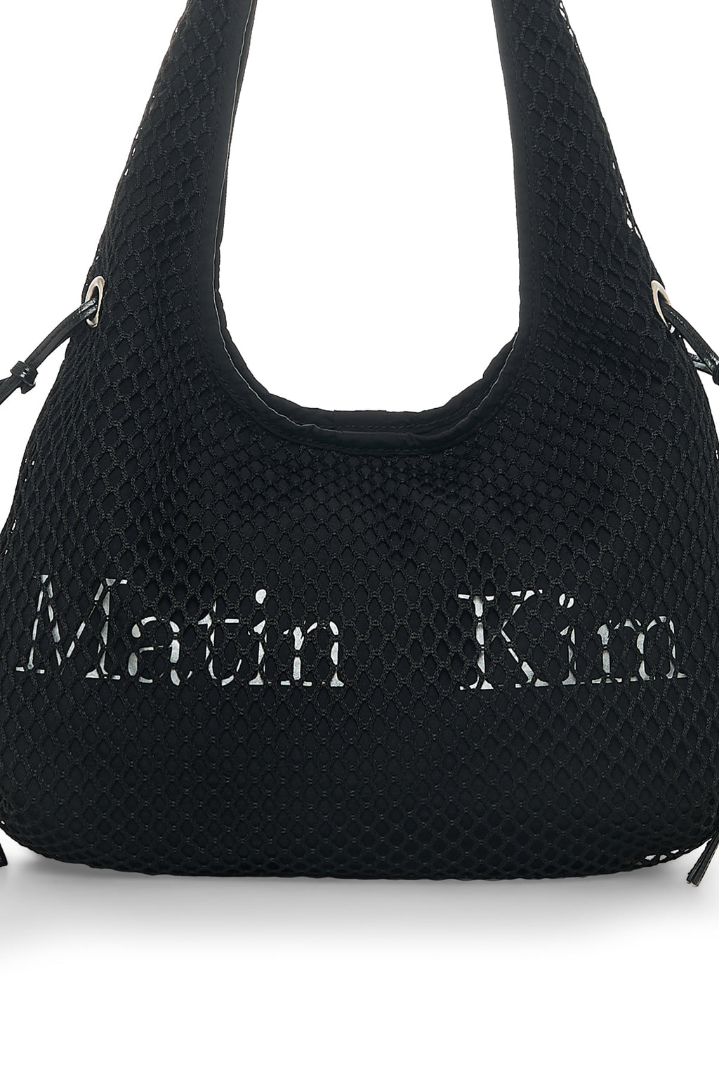 Matin Kim - Side Strap Mesh Mini Tote Bag (Black) product image 3 | TRAB K-Fashion Australia