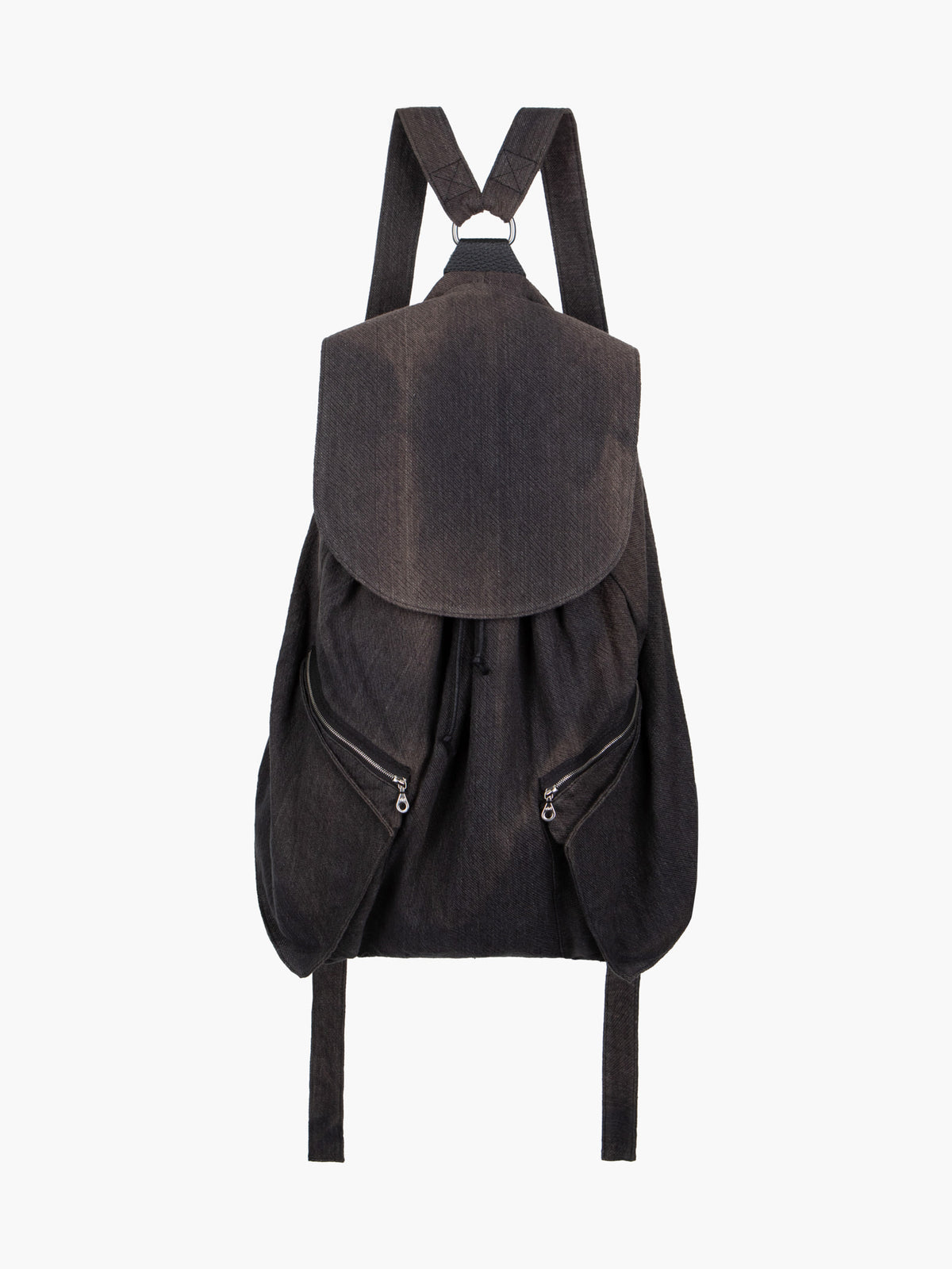 Jiyong Kim - Sun-Bleached Multi Pocket Backpack (Black) product image 7 | TRAB K-Fashion Australia