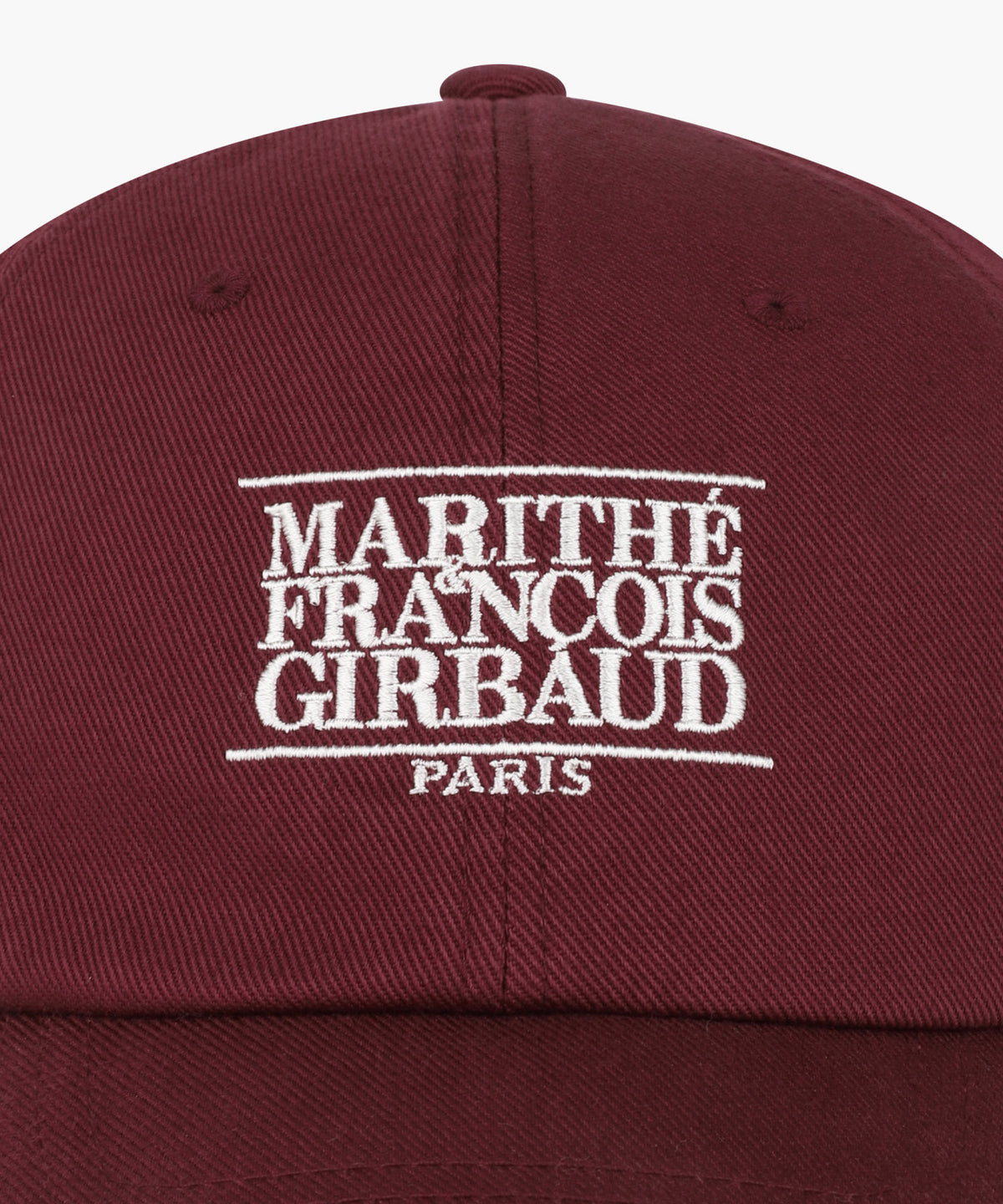 Marithe & Francois Girbaud - Small Classic Logo Cap (Burgundy) product image 3 | TRAB K-Fashion Australia