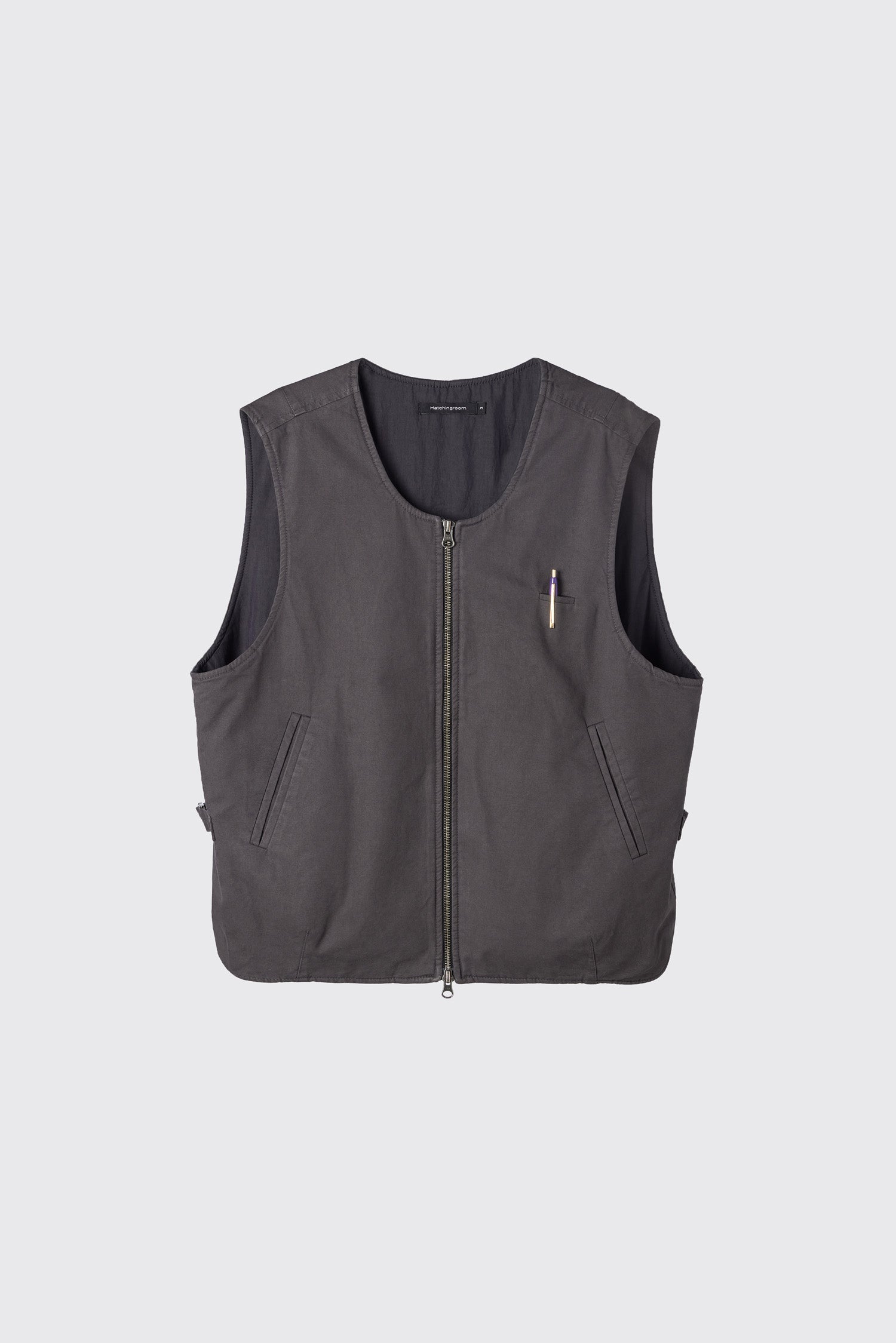 Hatchingroom - Layering Vest (Charcoal) product image 1 | TRAB K-Fashion Australia