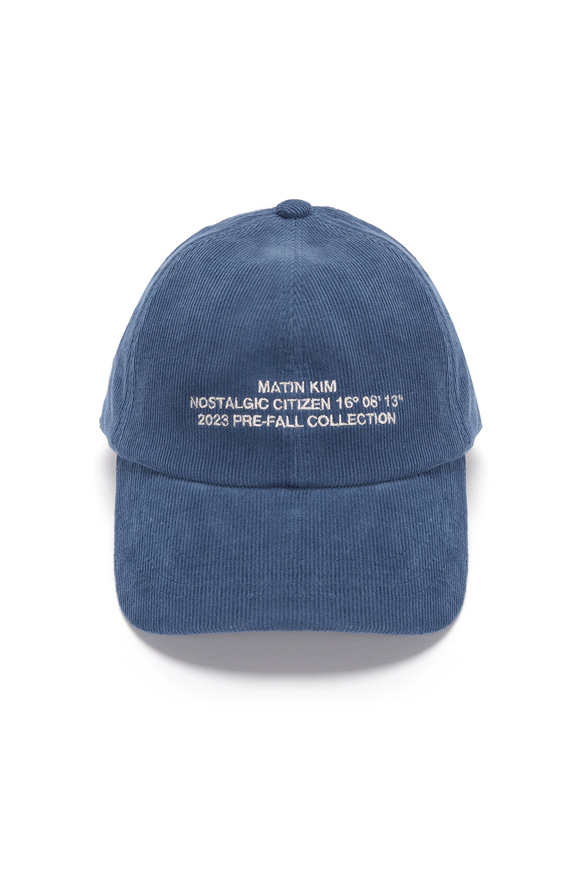 Matin Kim - Corduroy Lettering Ball Cap (Beige) product image 5 | TRAB K-Fashion Australia
