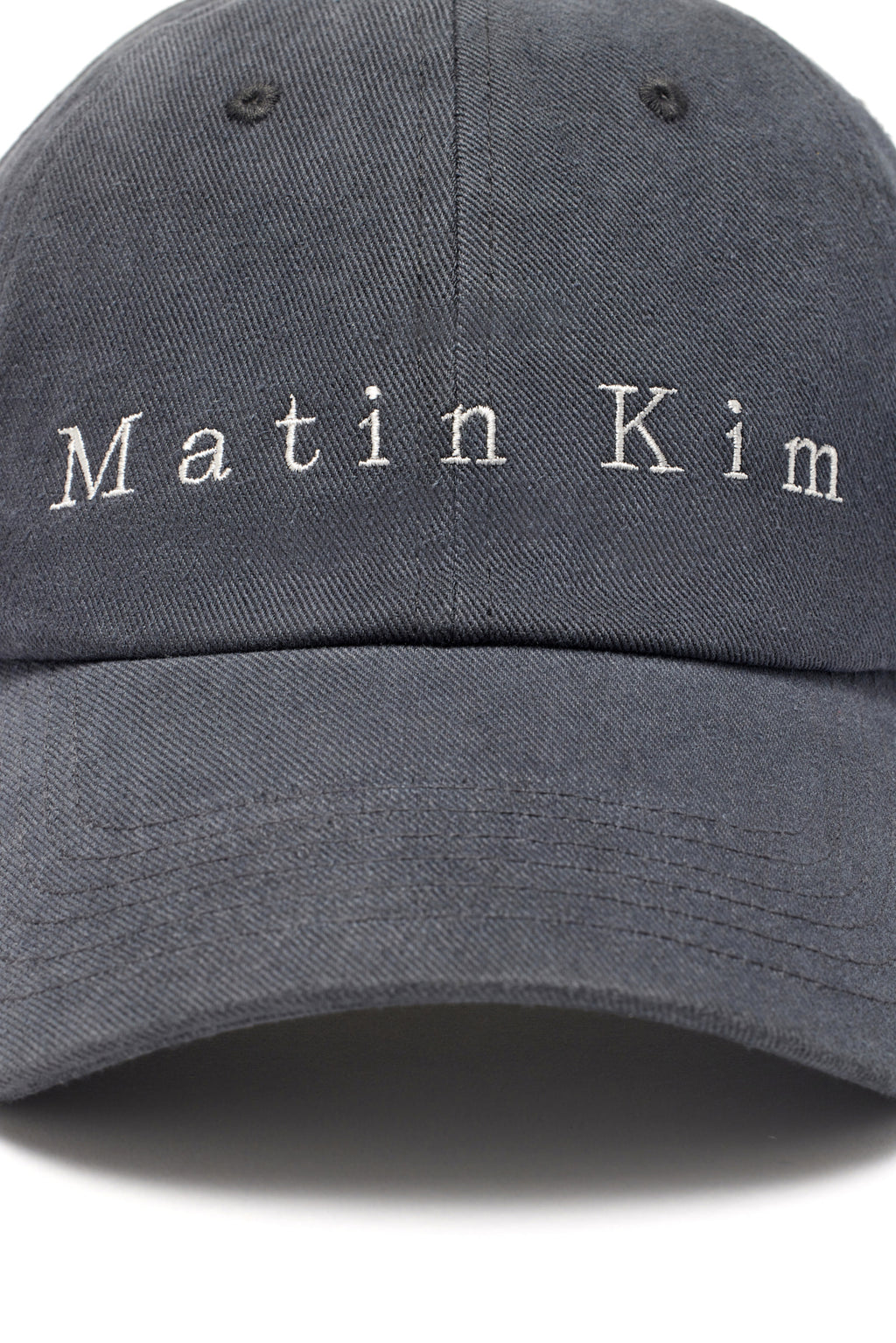 Matin Kim - Matin Cotton Washed Ball Cap (Charcoal) product image 4 | TRAB K-Fashion Australia