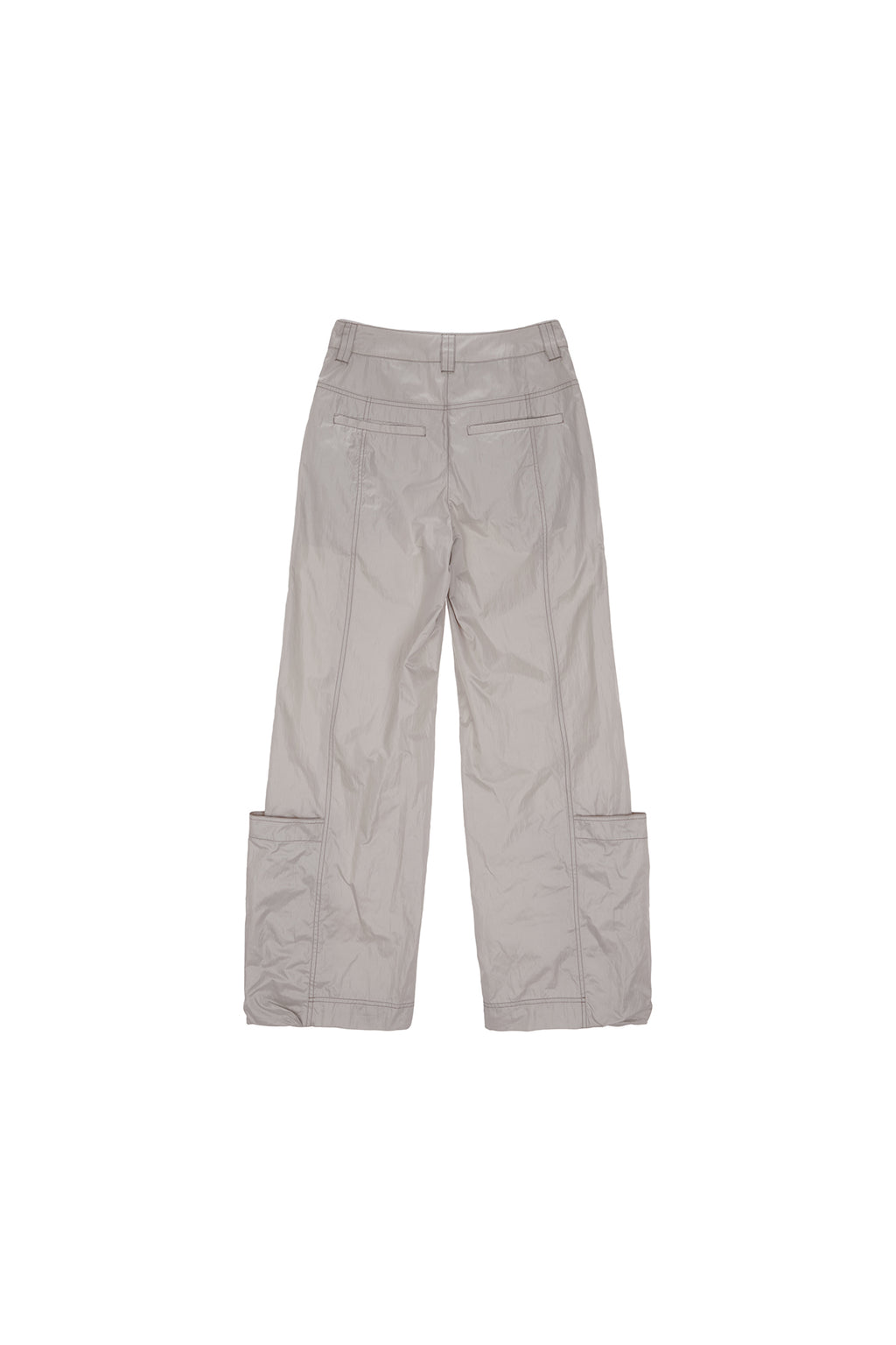 Matin Kim - Loose Pocket Nylon Pants (Beige) product image 2 | TRAB K-Fashion Australia