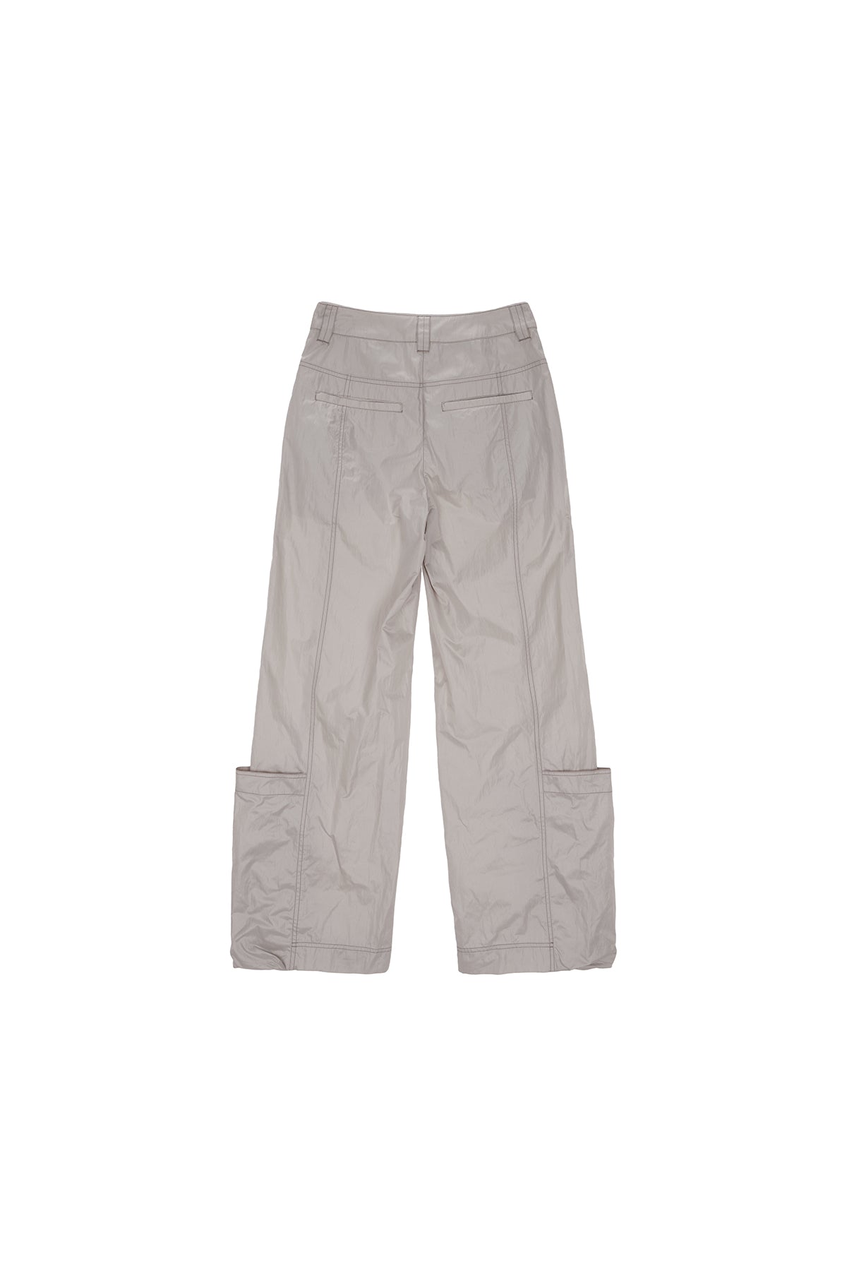 Matin Kim - Loose Pocket Nylon Pants (Beige) product image 2 | TRAB K-Fashion Australia