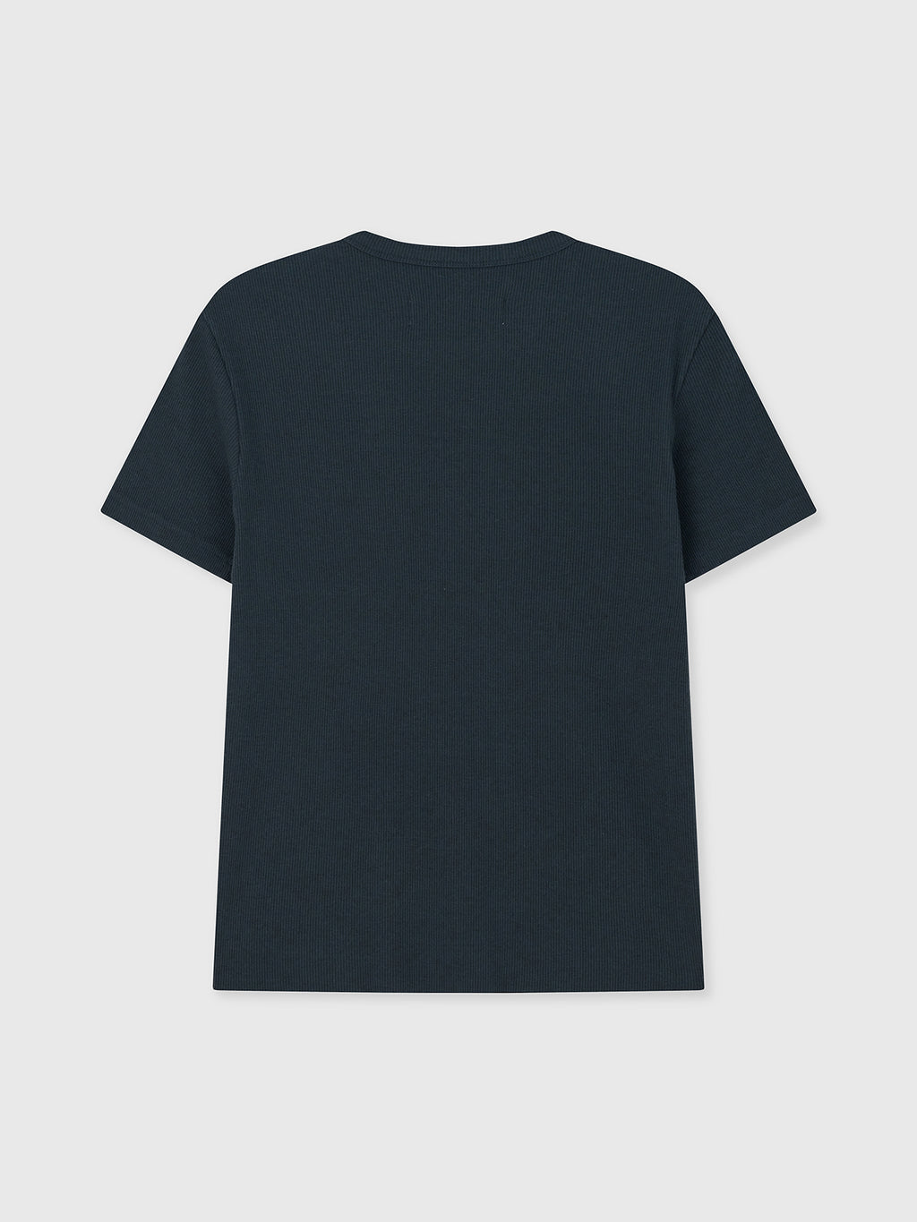 Tonywack - Soft Ribbed Fitted T-Shirt (Navy Teal) product image 11 | TRAB K-Fashion Australia