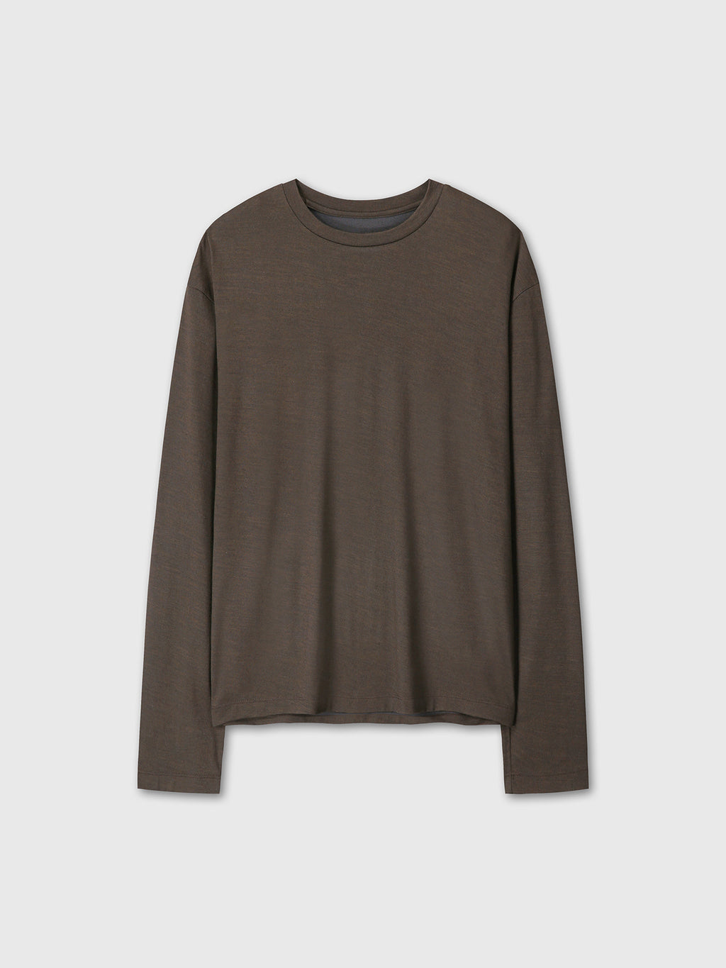 Tonywack - Wool Relaxed Long Sleeve (Brown Umber) product image 7 | TRAB K-Fashion Australia