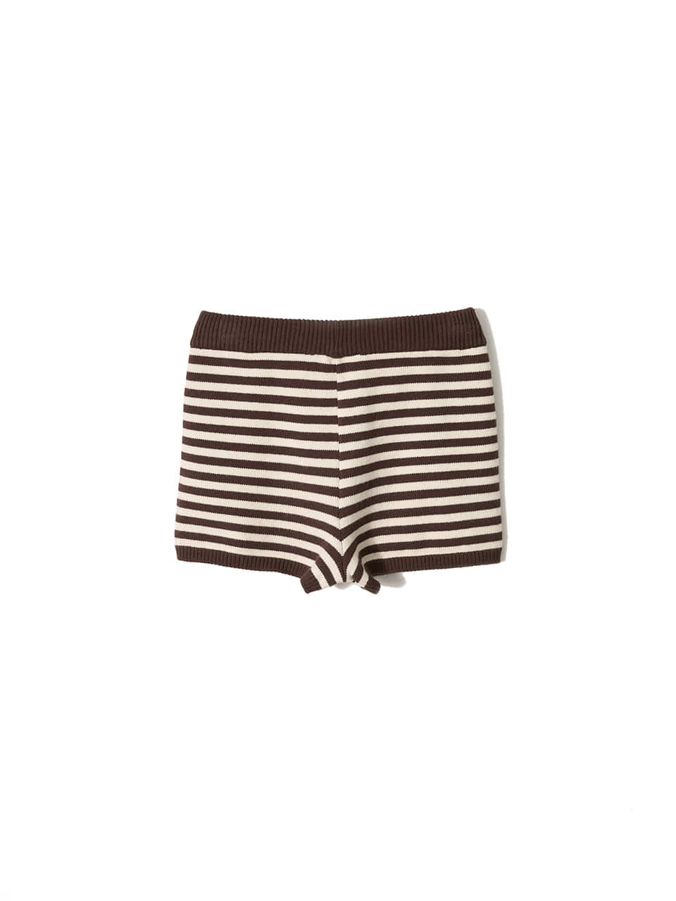 Kijun - Stripe Knit Shorts (Brown) product image 10 | TRAB K-Fashion Australia