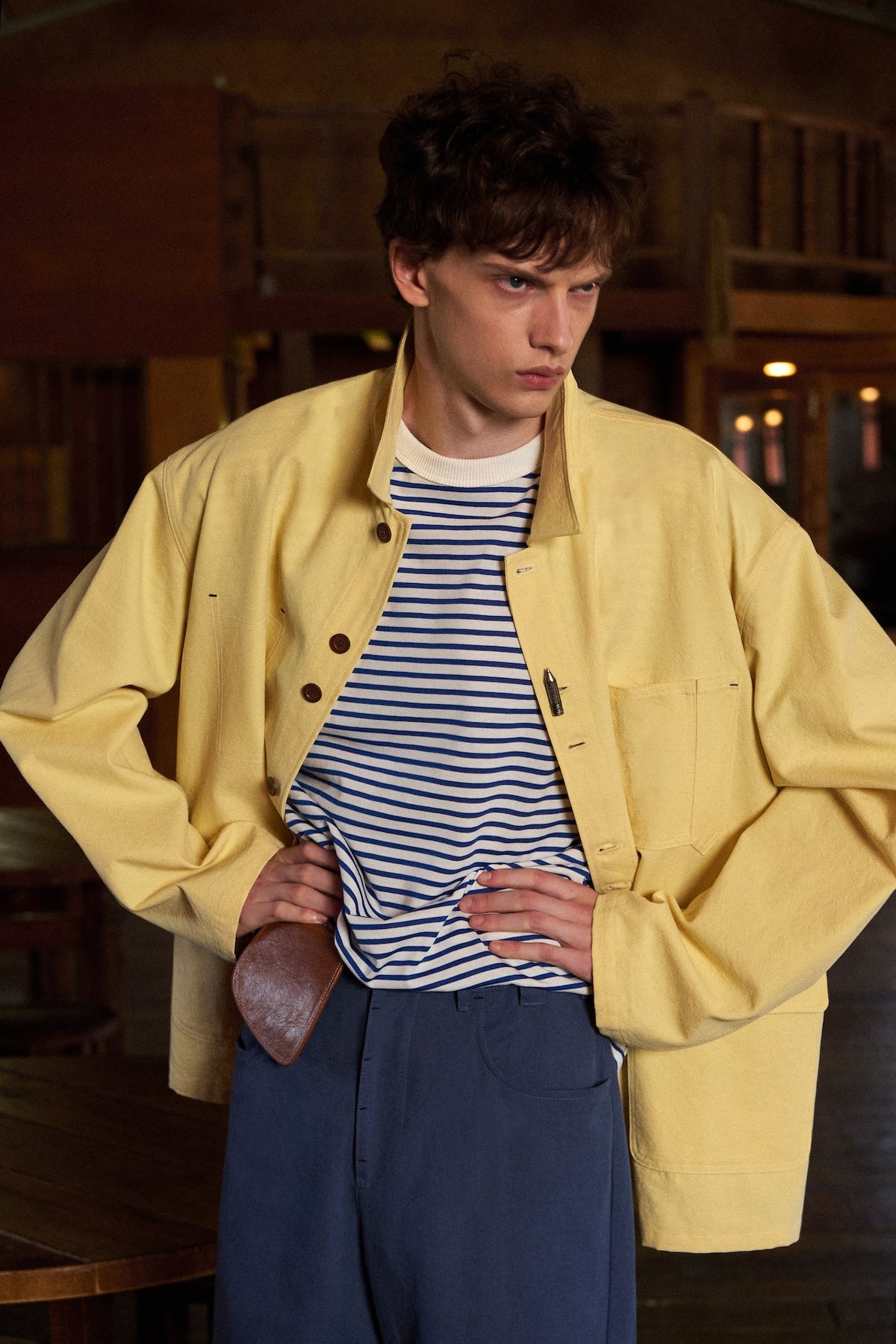 STU - Module Work Jacket (Pale Yellow) product image 10 | TRAB K-Fashion Australia