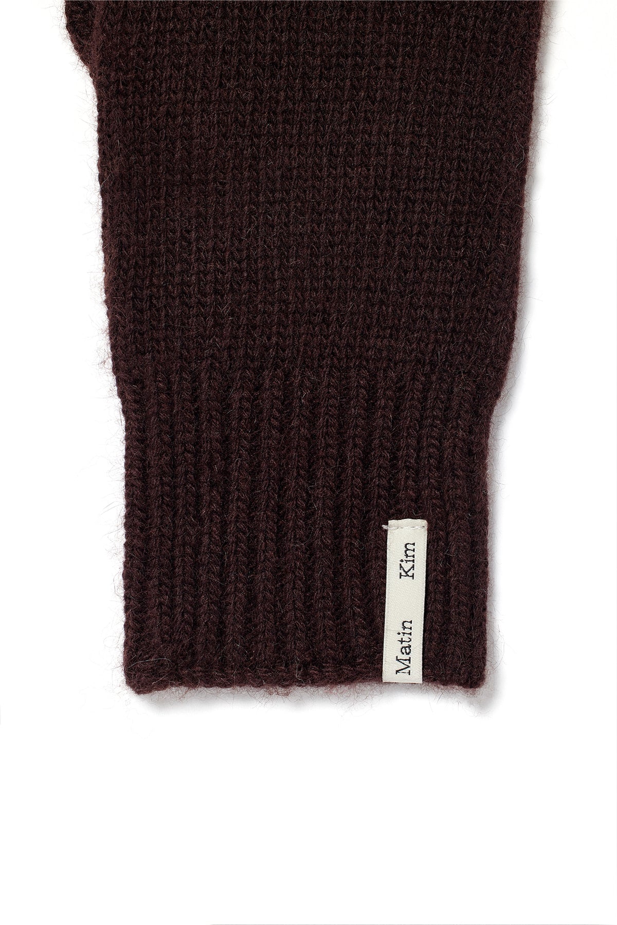 Matin Kim - Finger Hole Short Gloves (Brown) product image 4 | TRAB K-Fashion Australia