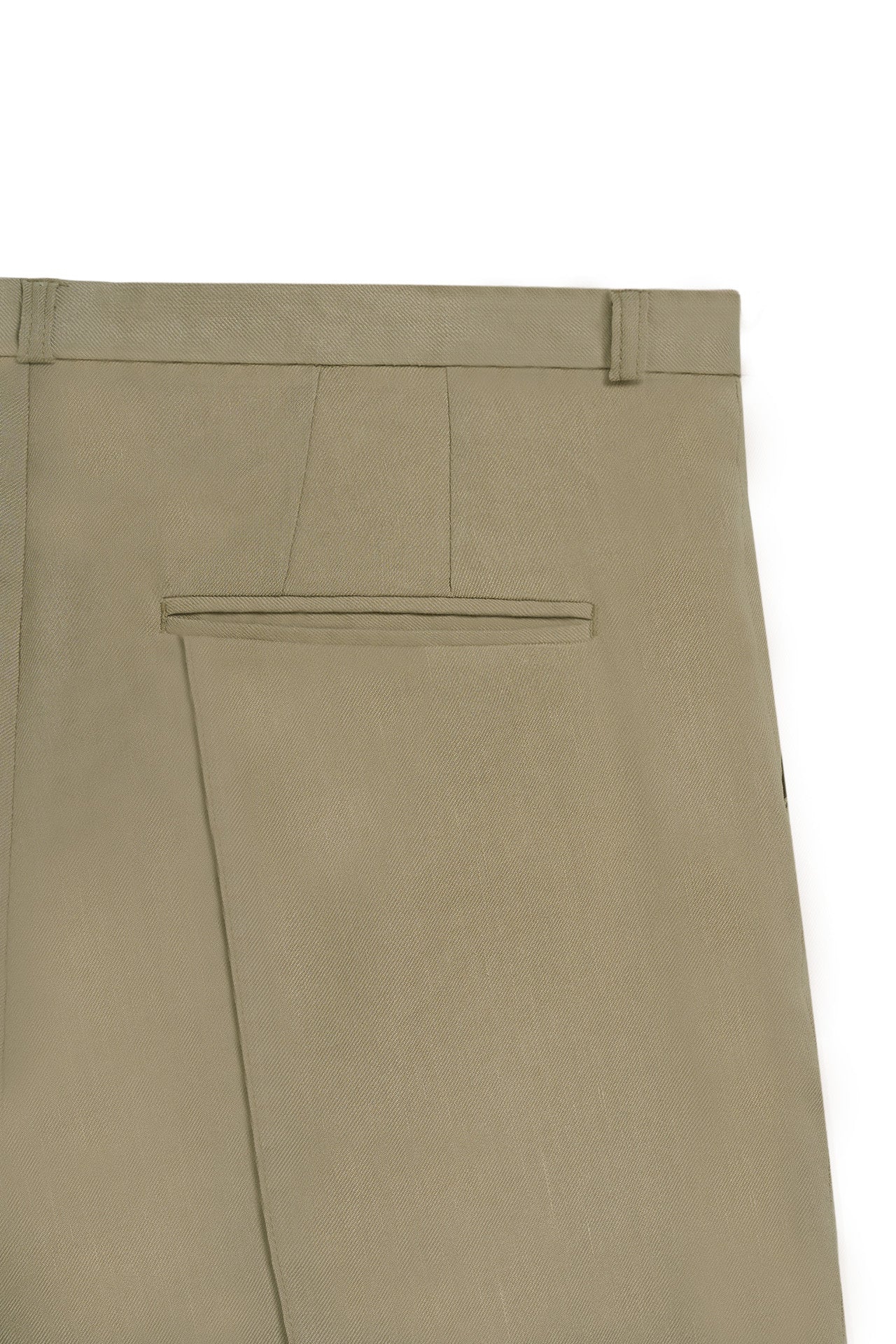 STU - Low Rise Pin Tuck Linen Slacks (Beige) product image 15 | TRAB K-Fashion Australia