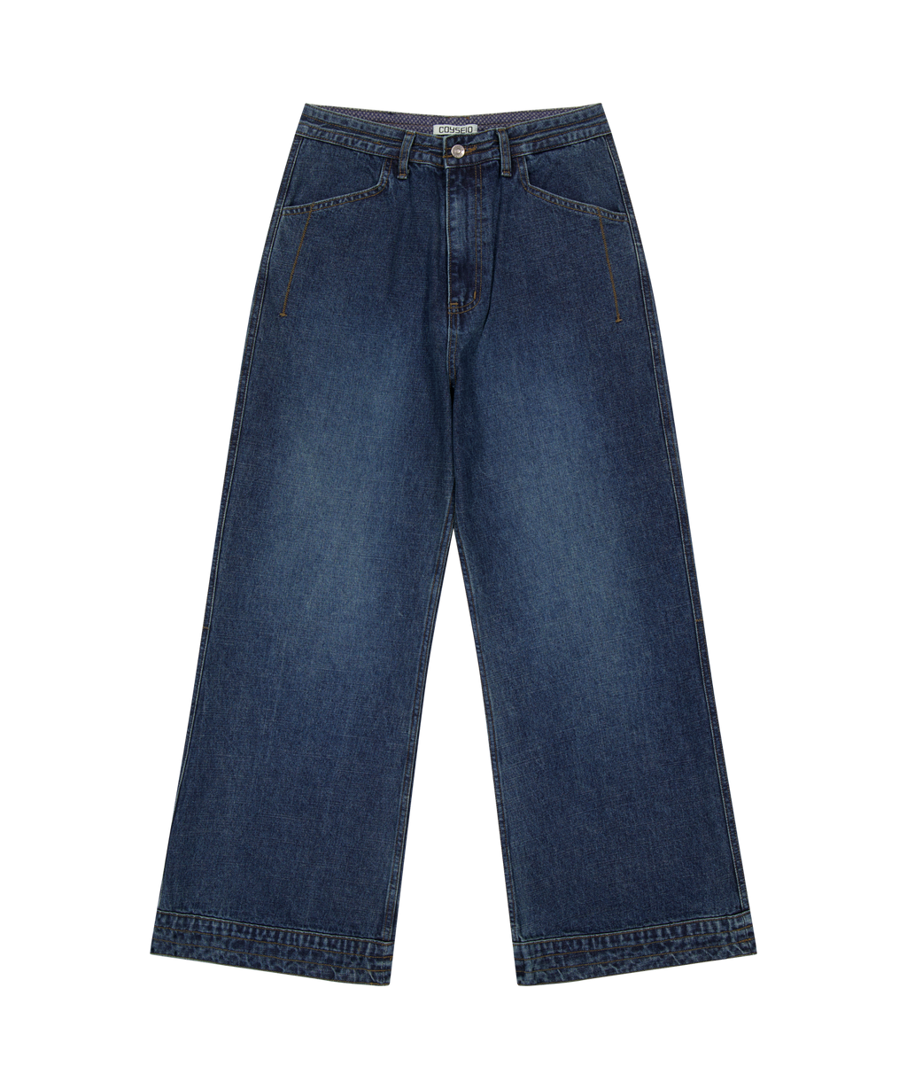 Coyseio - Deep Denim Pants (Navy) product image 1 | TRAB K-Fashion Australia