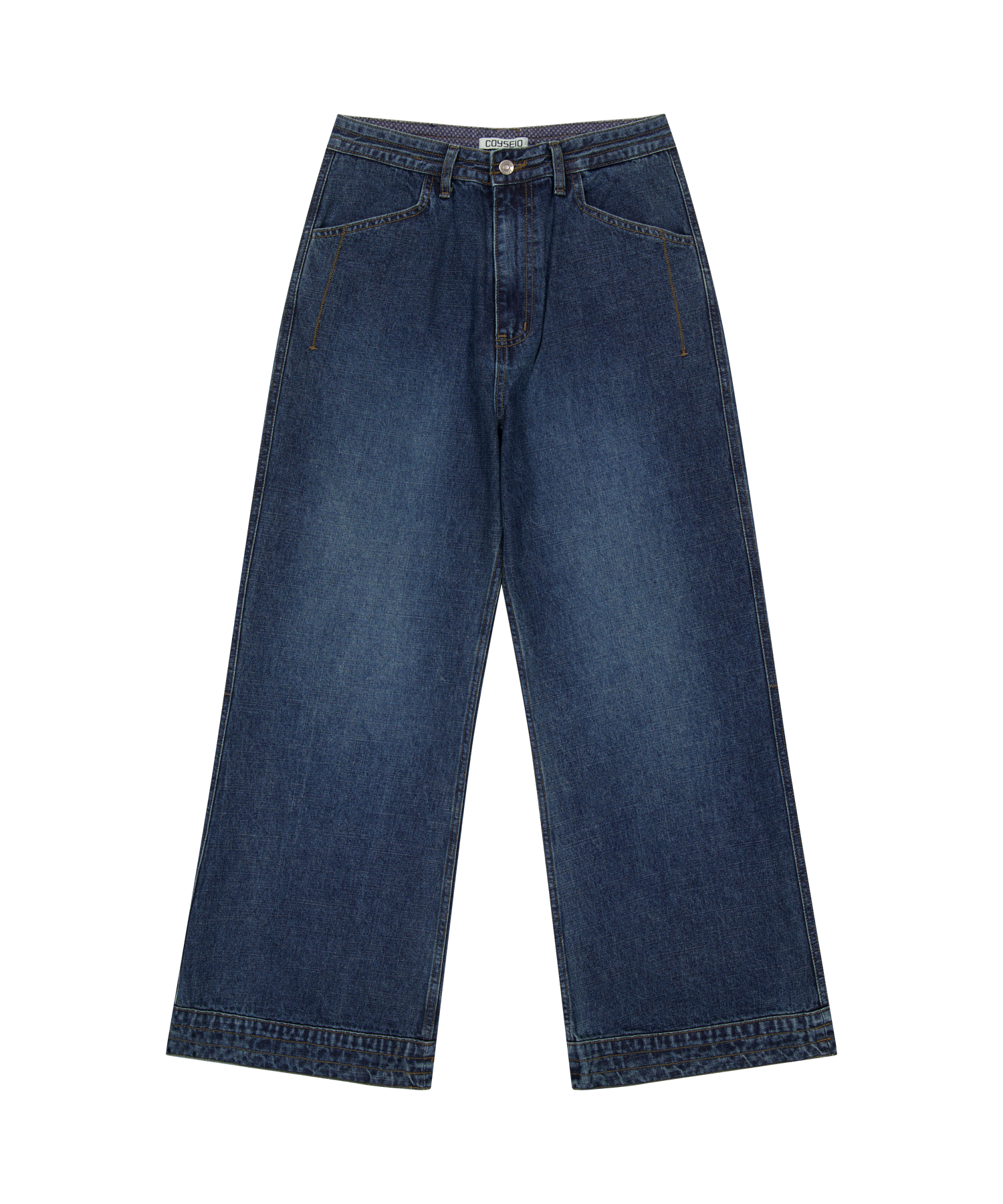 Coyseio - Deep Denim Pants (Navy) product image 1 | TRAB K-Fashion Australia