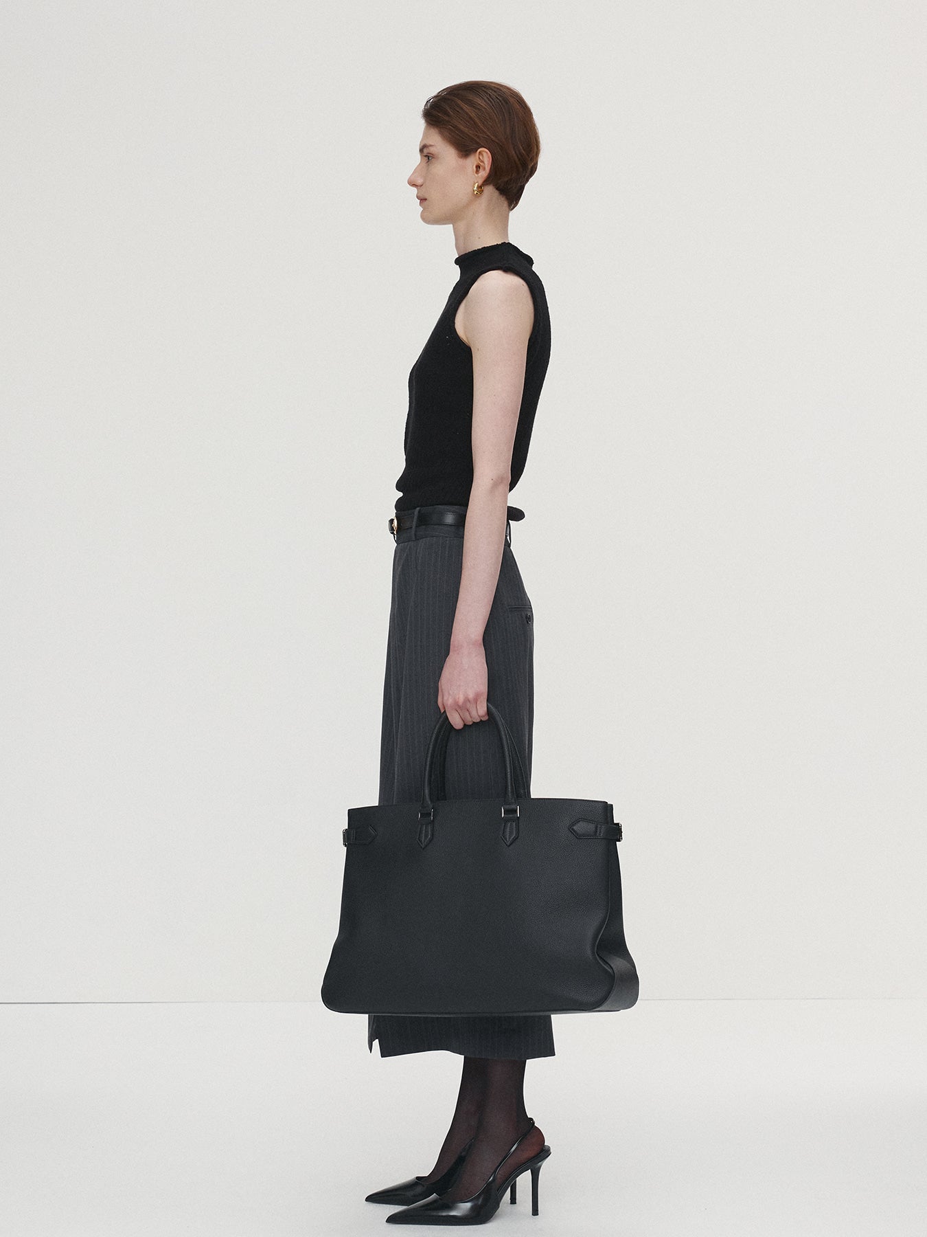 Tonywack - Cotton Twisted Sleeveless Knit (Black) product image 4 | TRAB K-Fashion Australia