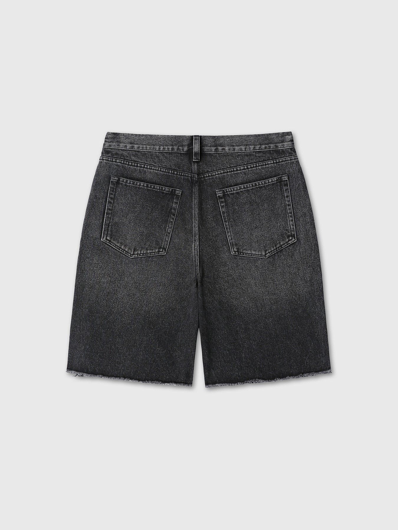 Tonywack - Raw Hem Denim Shorts (Vintage Black) product image 10 | TRAB K-Fashion Australia