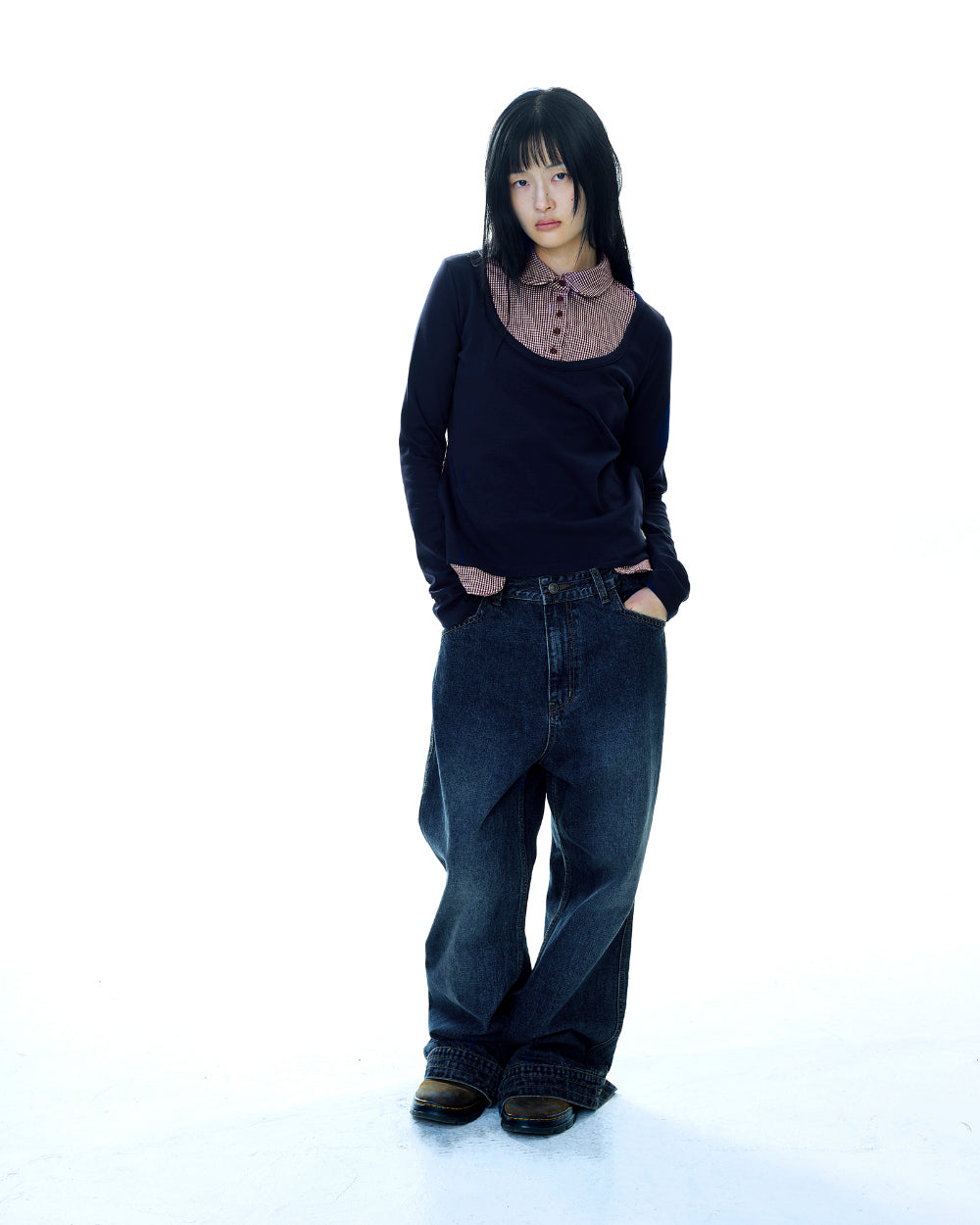 Coyseio - Deep Denim Pants (Navy) product image 20 | TRAB K-Fashion Australia