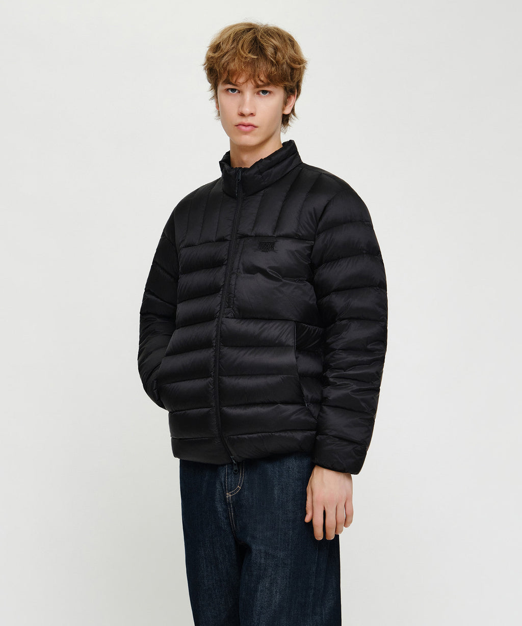 Marithe & Francois Girbaud - High Neck Lightweight Down Jacket (Black) product image 2 | TRAB K-Fashion Australia