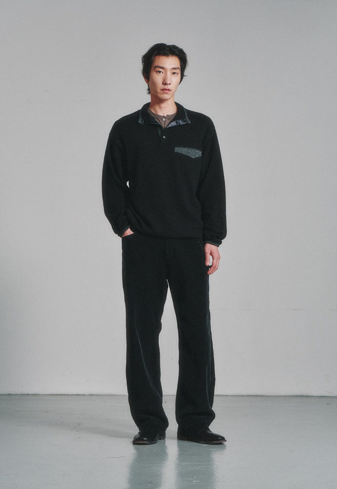 Art if acts - Vintage Pullover Knit (Black/Grey) product image 1 | TRAB K-Fashion Australia