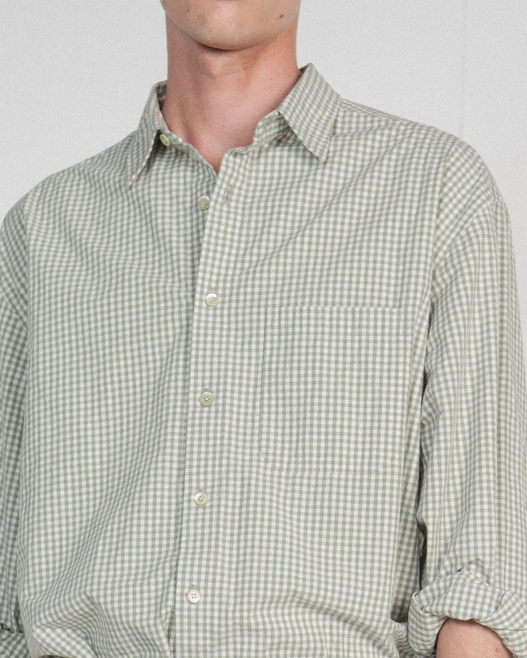 Brownyard - Steady Shirt (Olive Grey) product image 4 | TRAB K-Fashion Australia