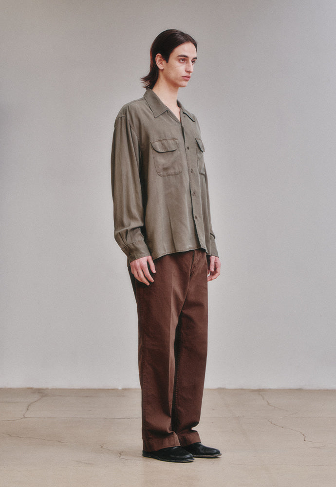 Art if acts - Tencel Two Pocket Shirt (Mud) product image 4 | TRAB K-Fashion Australia