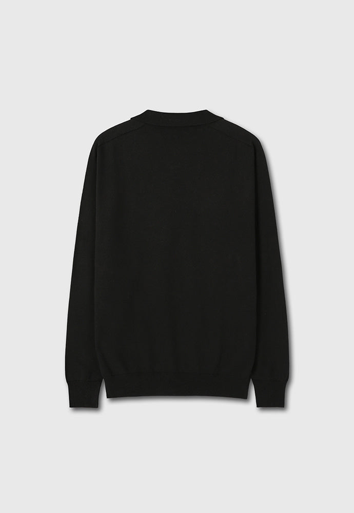 Tonywack - High Count Whole Garment Saddle Neck Knit (Black) product image 8 | TRAB K-Fashion Australia