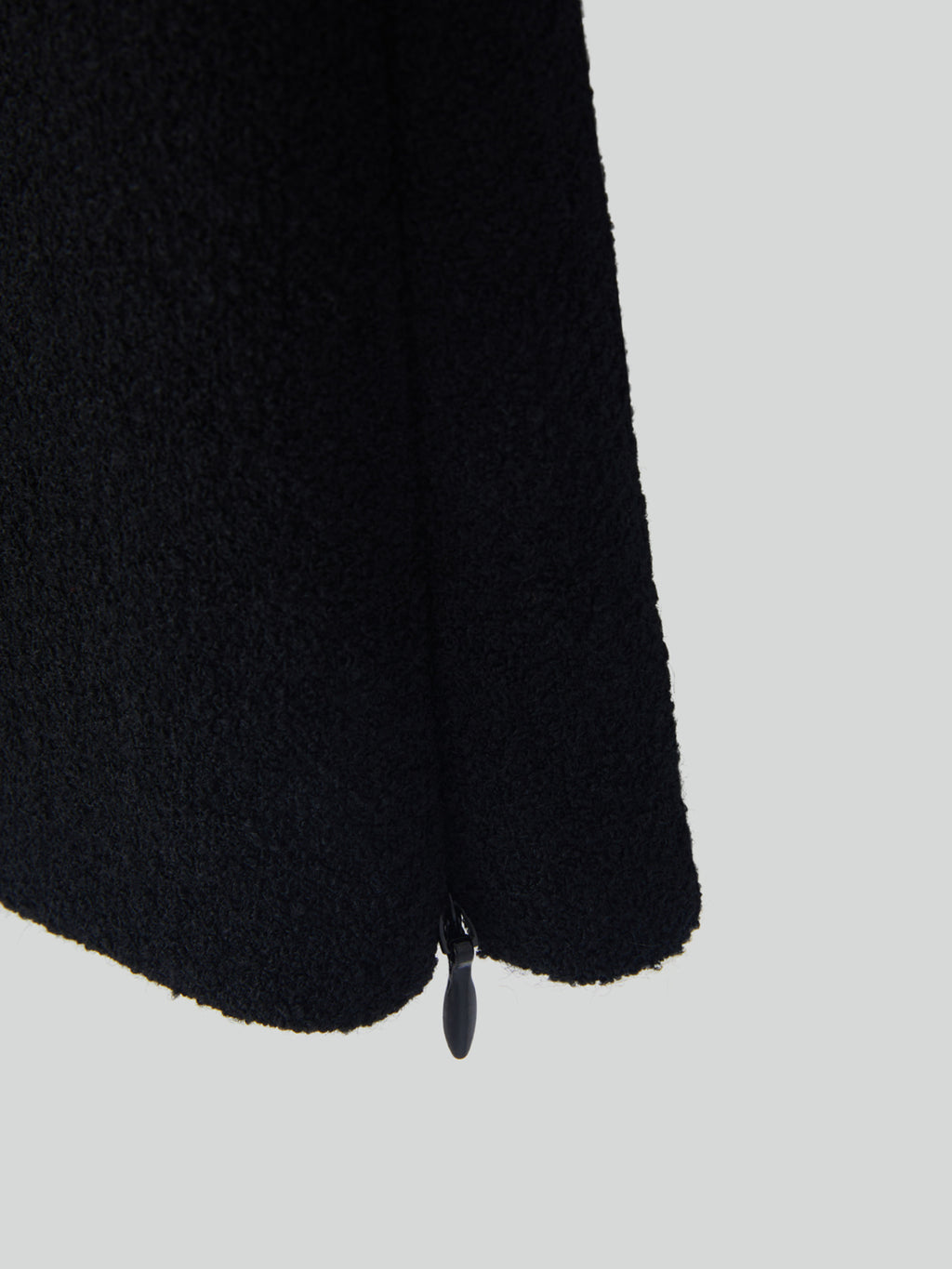 Recto - Wool Tweed V-Neck Top (Black) product image 4 | TRAB K-Fashion Australia
