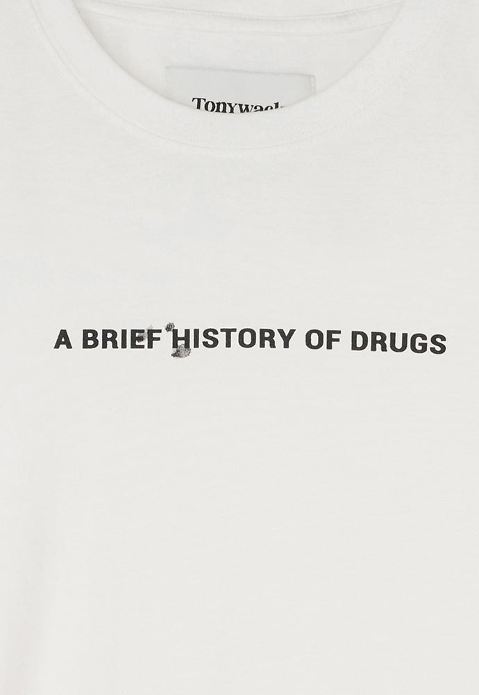Tonywack - Drug Reference Washed T-Shirt (White) product image 11 | TRAB K-Fashion Australia