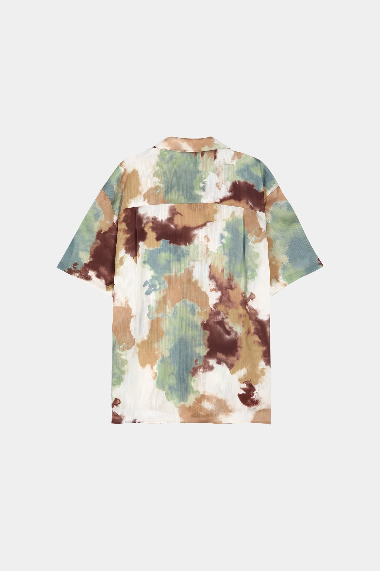 Andersson Bell - Nana Open Collar Shirt (Beige/Brown) product image 8 | TRAB K-Fashion Australia