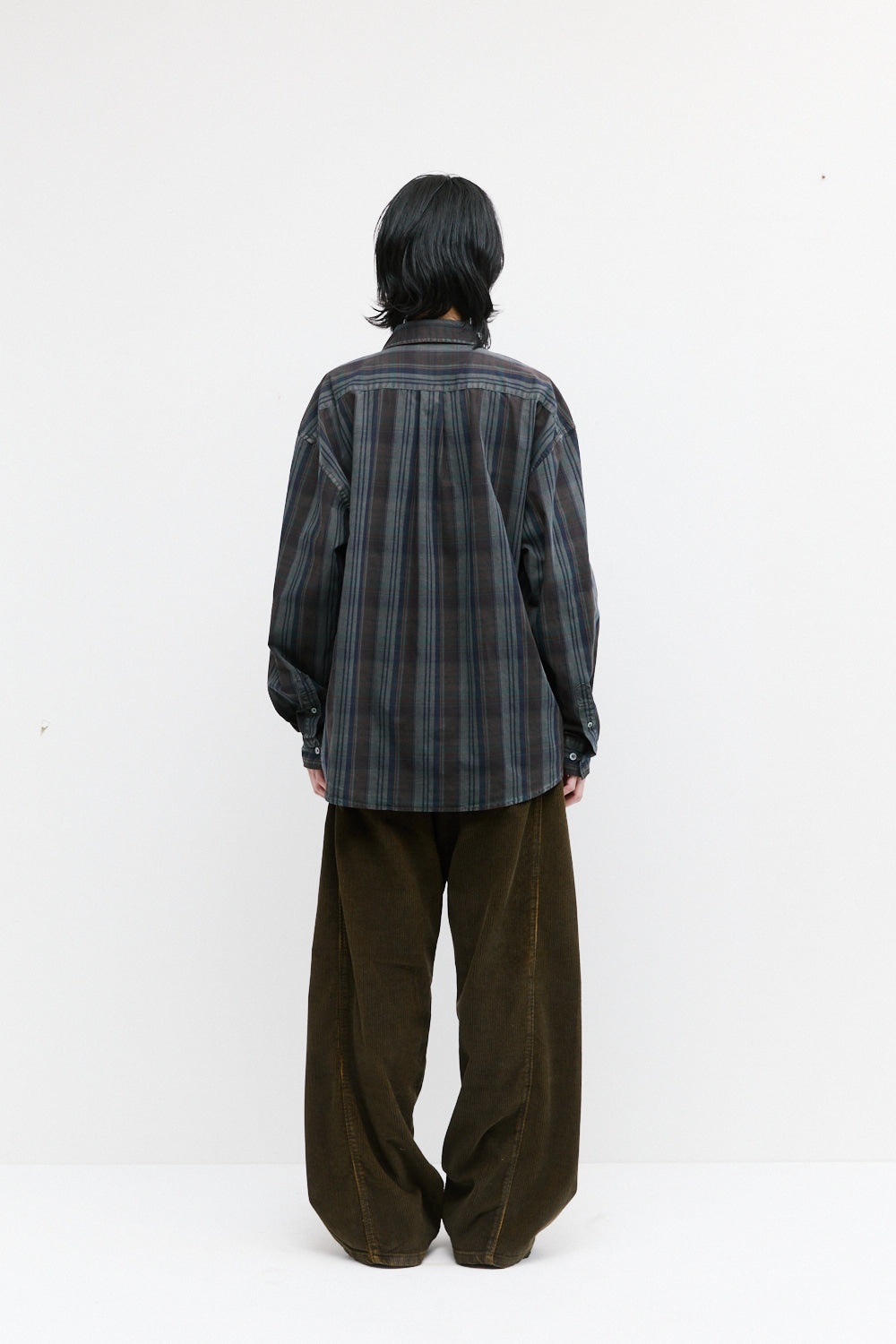 Hatchingroom - Classic Shirt Multi Stripe Dyed (Charcoal) product image 10 | TRAB K-Fashion Australia