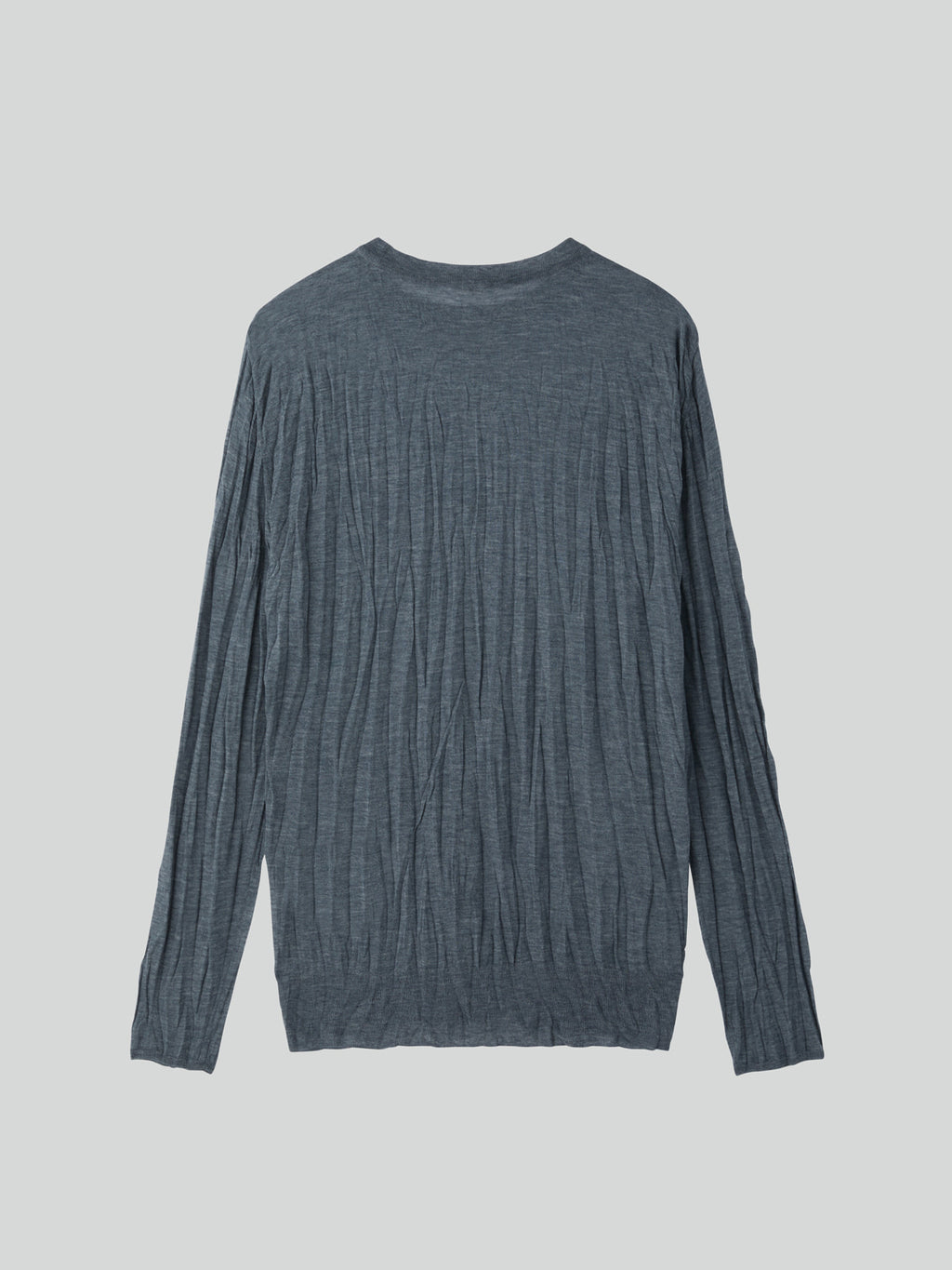 Recto - Crease Long Knit Top (Cool Grey) product image 5 | TRAB K-Fashion Australia