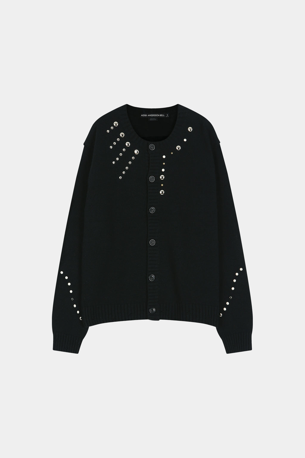 Andersson Bell - Roghen Studded Cardigan (black) (Black) product image 14 | TRAB K-Fashion Australia