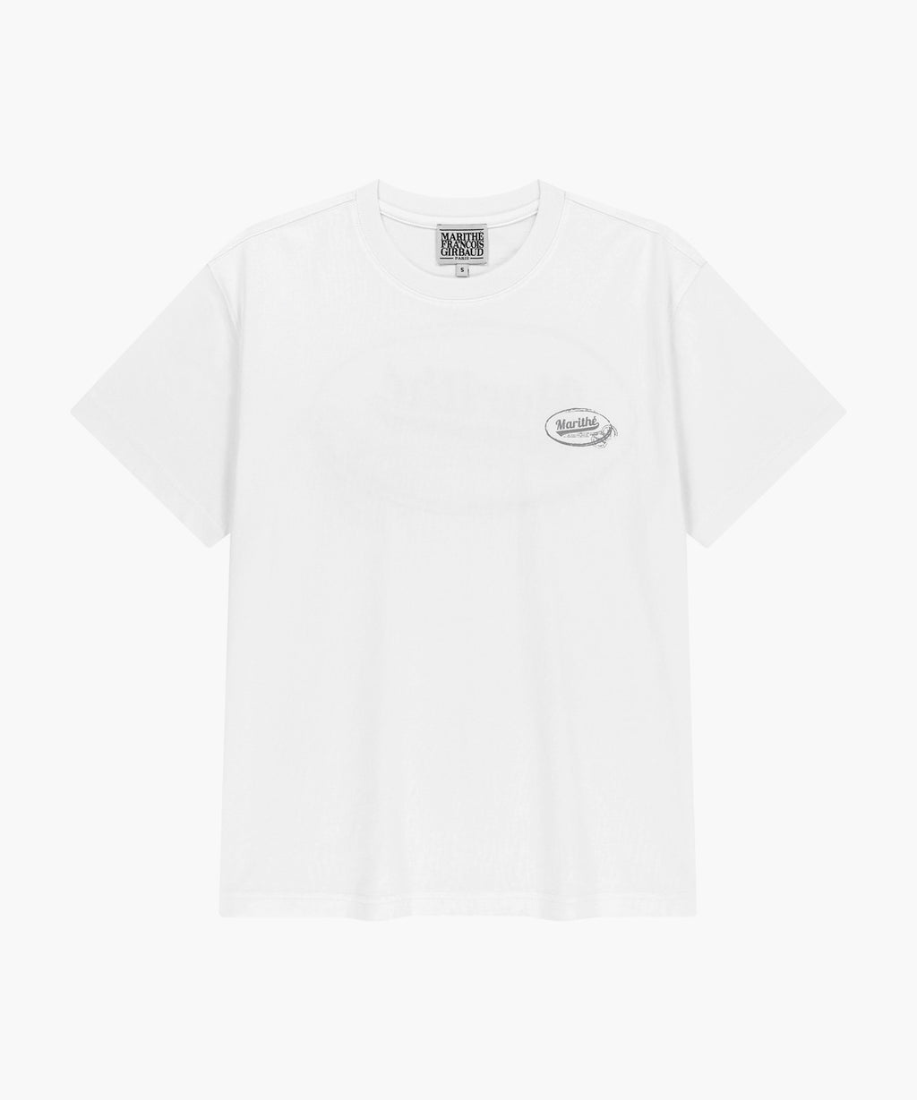 Marithe & Francois Girbaud - Vintage Logo Typo Tee (White) product image 6 | TRAB K-Fashion Australia