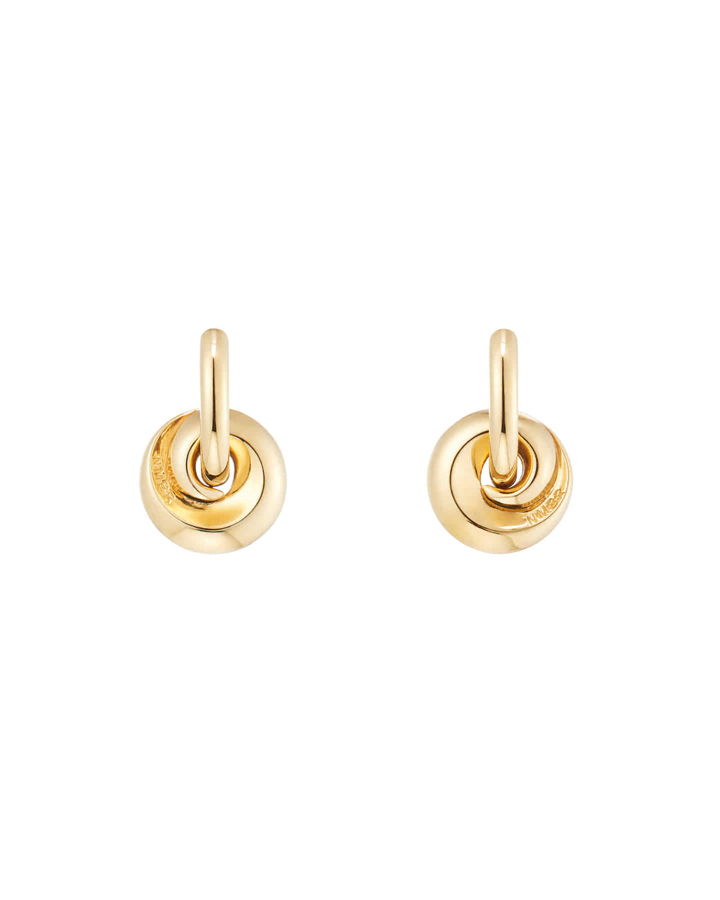 Numbering - Swirl Hoop Earrings #7212 product image 8 | TRAB K-Fashion Australia