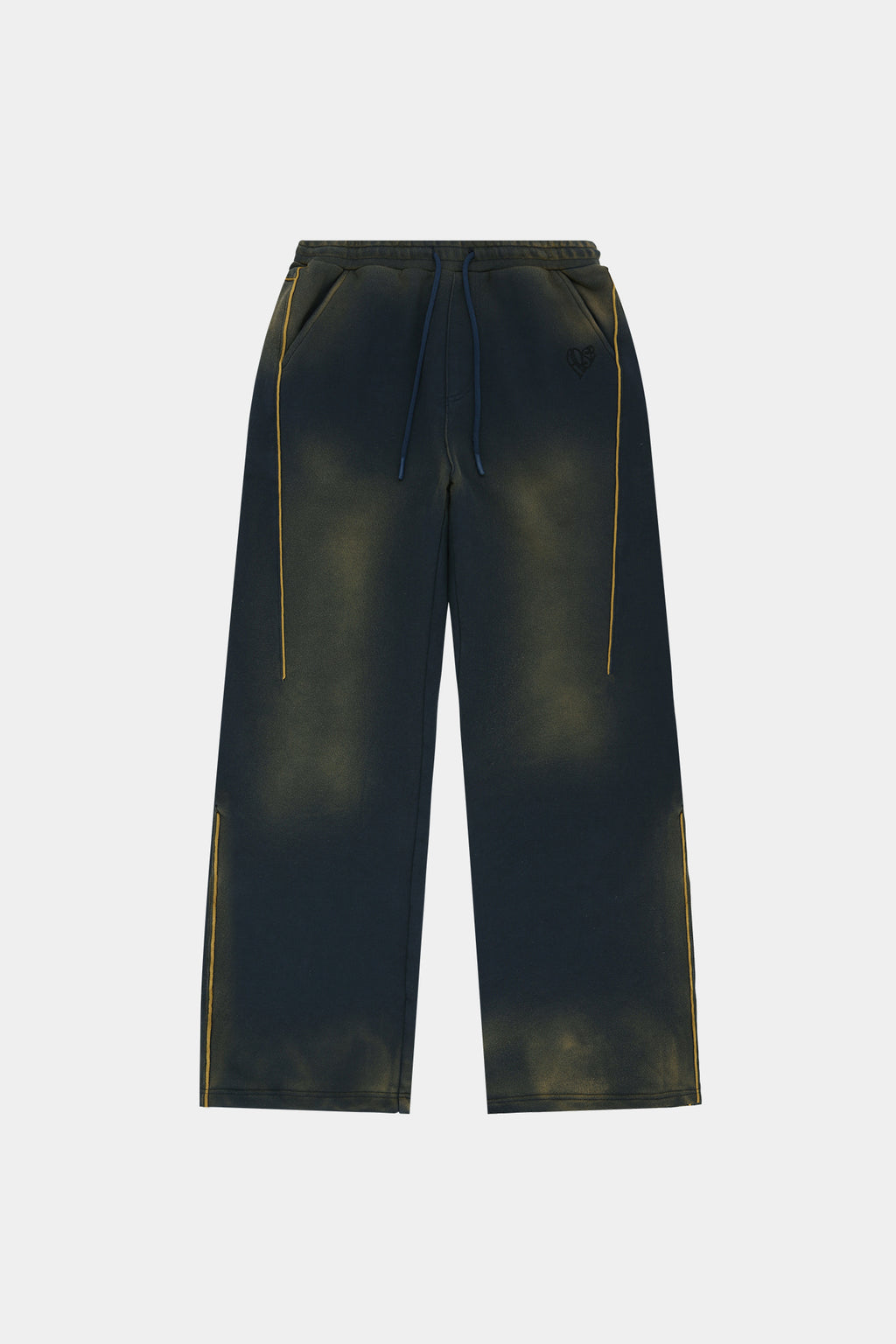 Andersson Bell - Unisex Piping Line Dyed Sweat Pants (Navy) product image 10 | TRAB K-Fashion Australia
